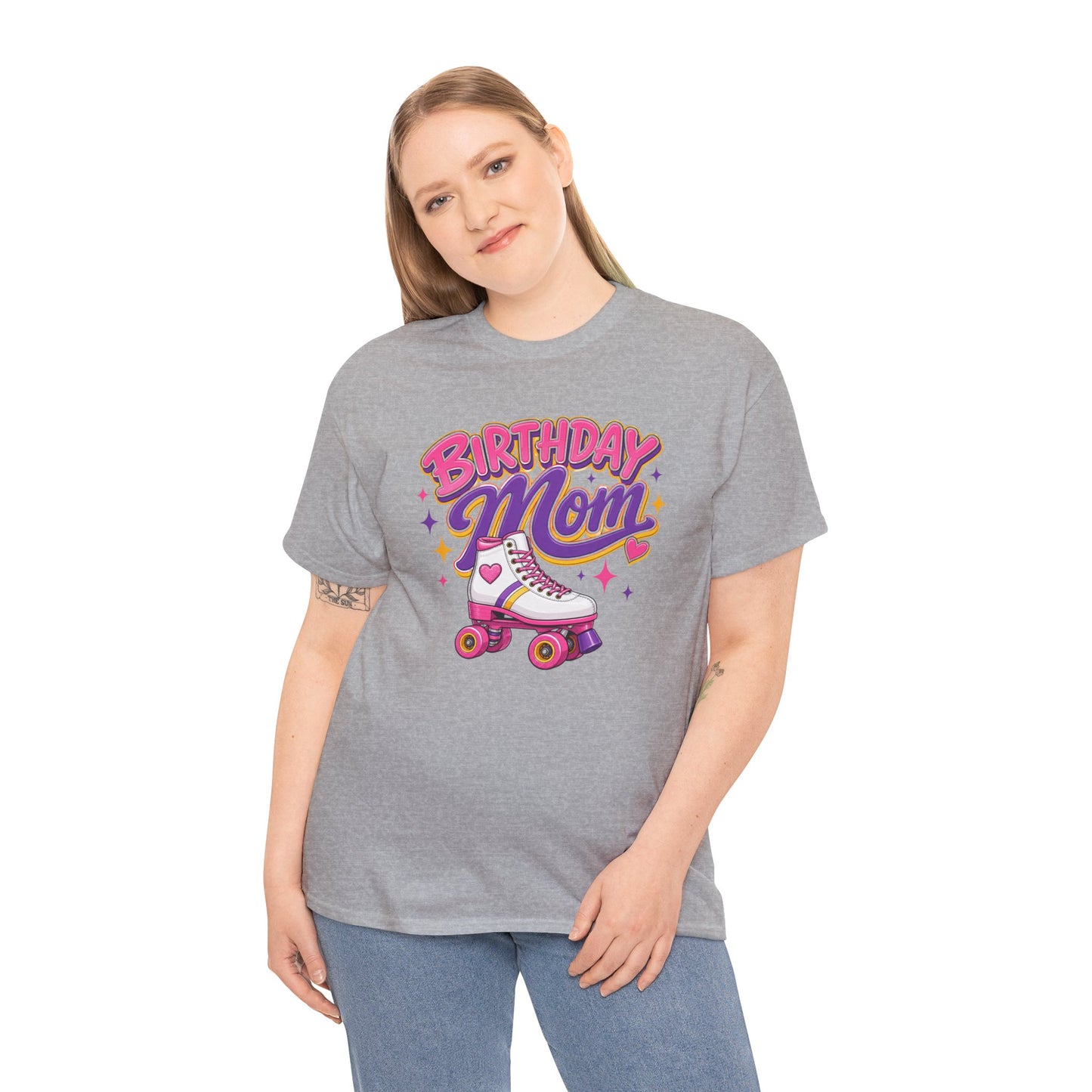 Women's Roller Skating Birthday T-Shirt - Birthday Mom - Retro Skate Tee