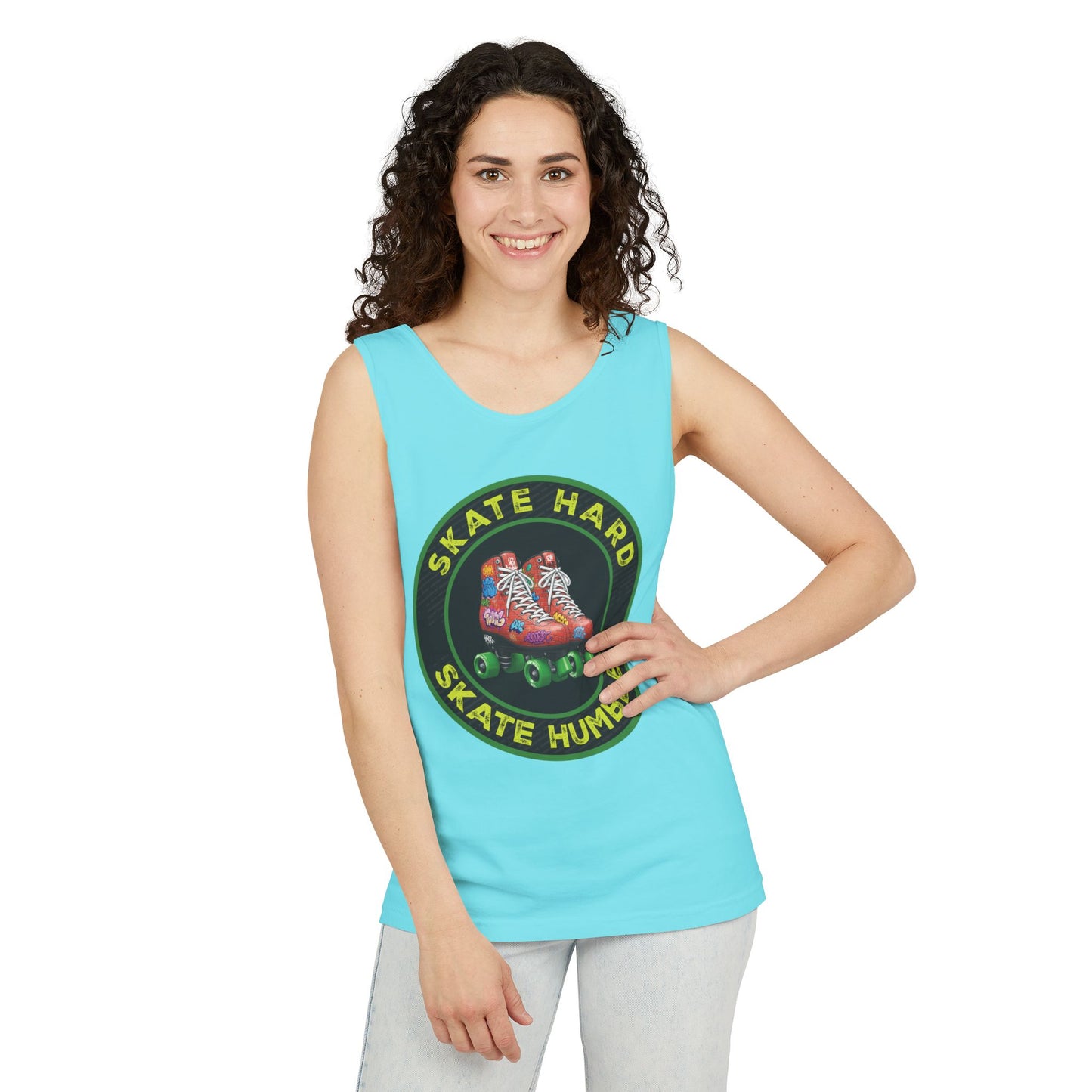 Unisex, Skate Hard, Skate Humble, Tank Top
