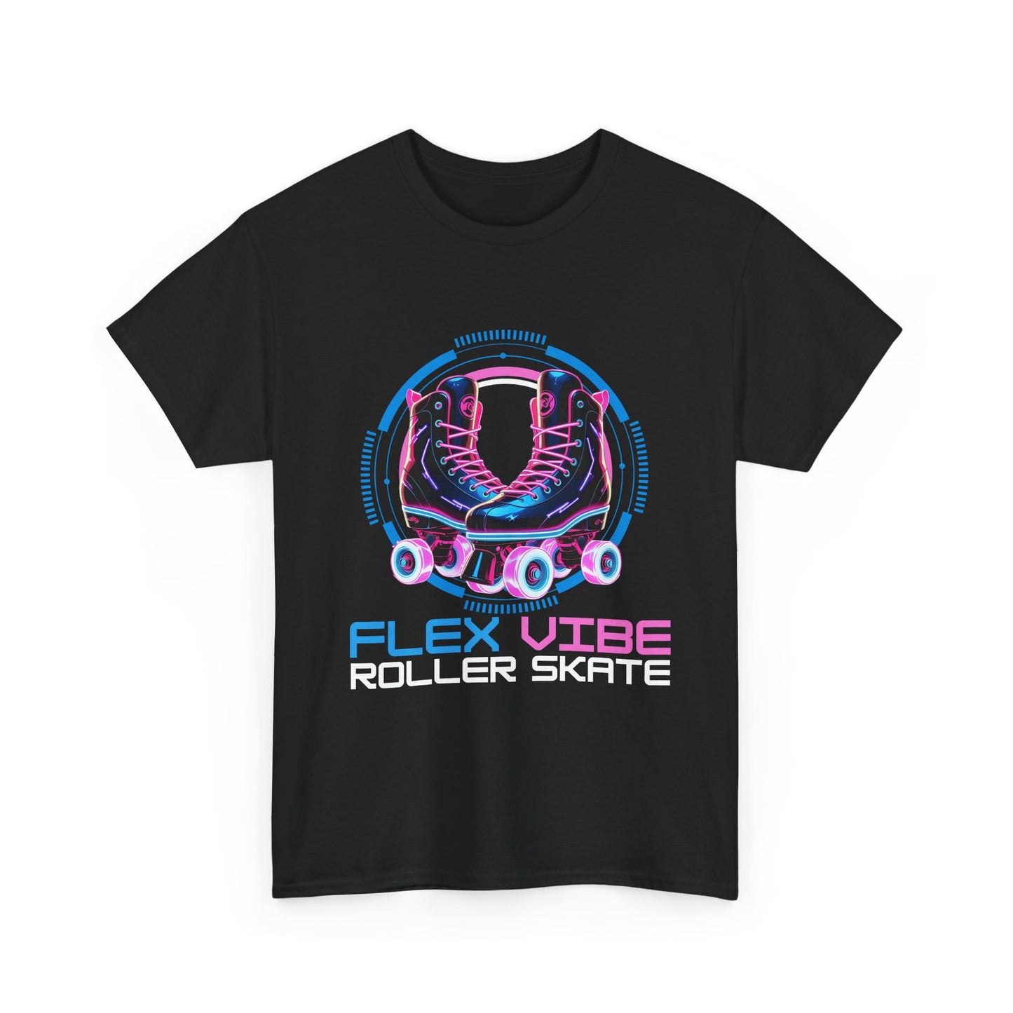 Unisex "Flex Vibe Roller Skate" T-Shirt for Adults