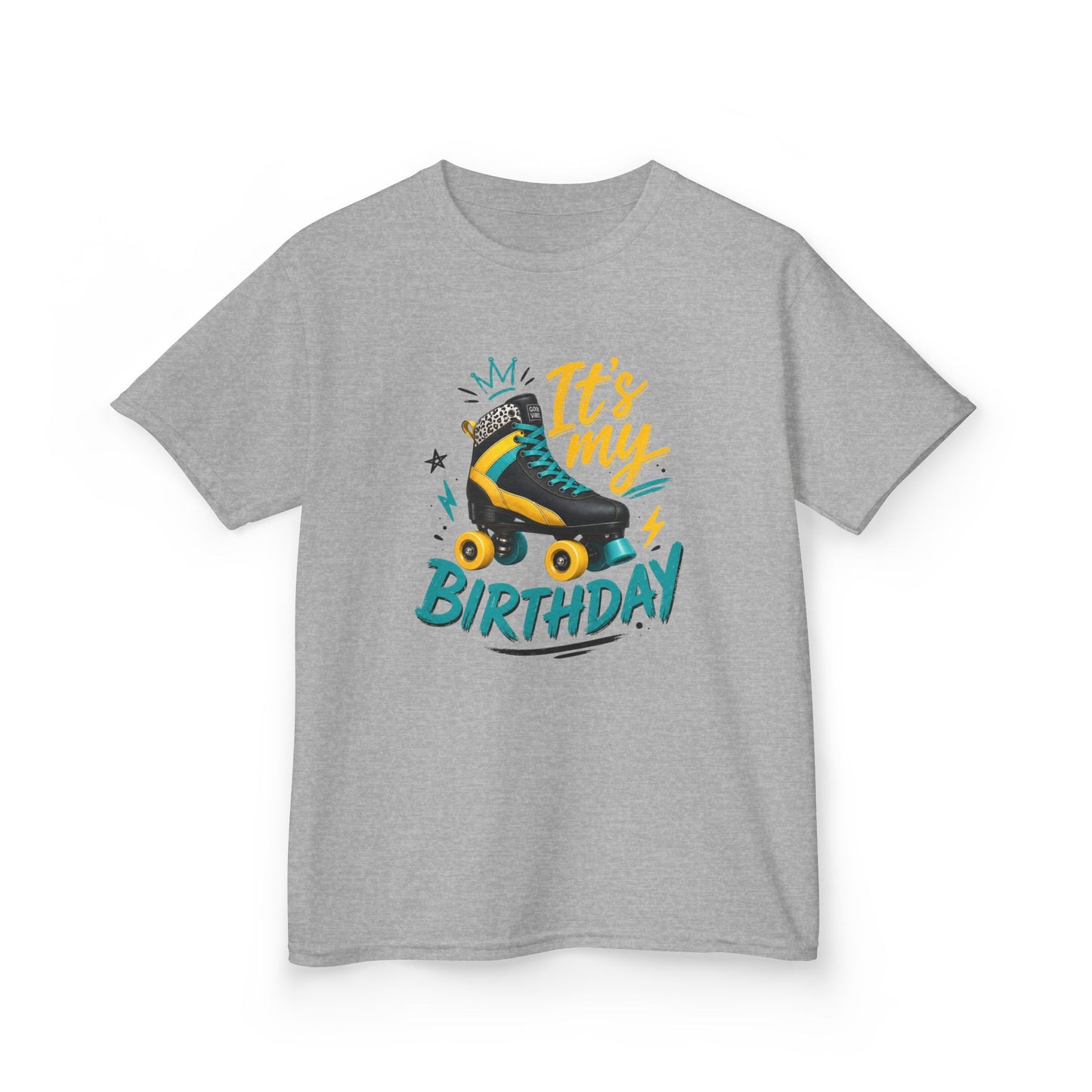 Kid's Birthday Roller Skating T-Shirt - "Its My Birthday" - Tee for Boys and Girls