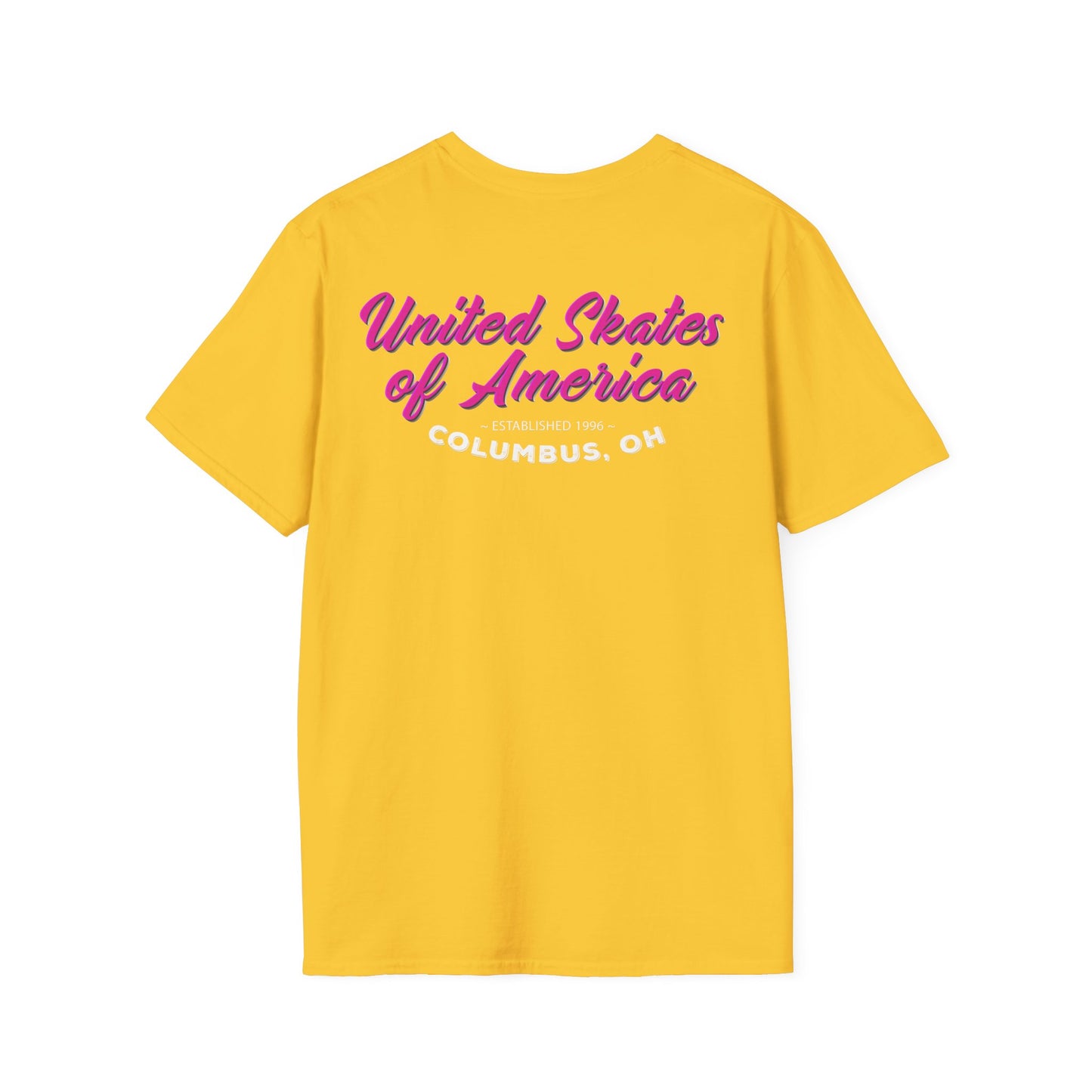 Skate Hard Skate Humble" T-Shirt - United Skates of America - Columbus, OH