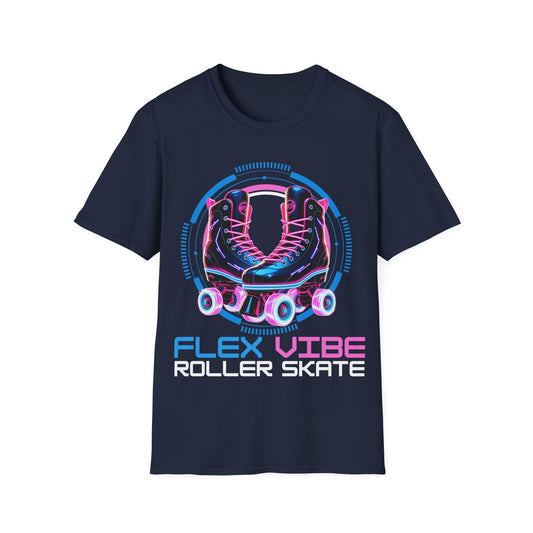 Copy of Adult "Flex Vibe Roller Skate" T-Shirt - Skateland -Indianapolis