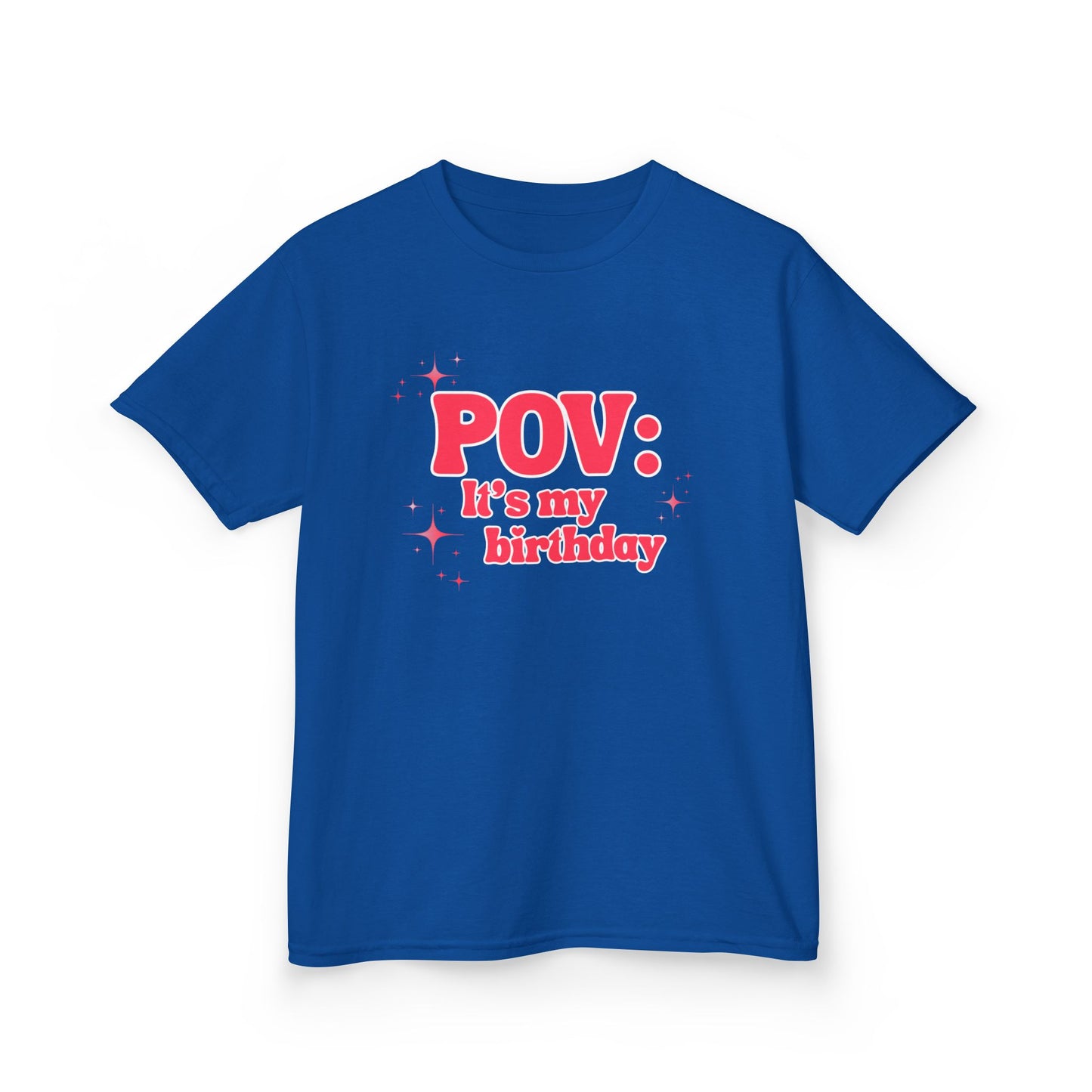 Girl's Roller Skating Birthday T-Shirt - POV It’s My Birthday - Skater Tee for Kids