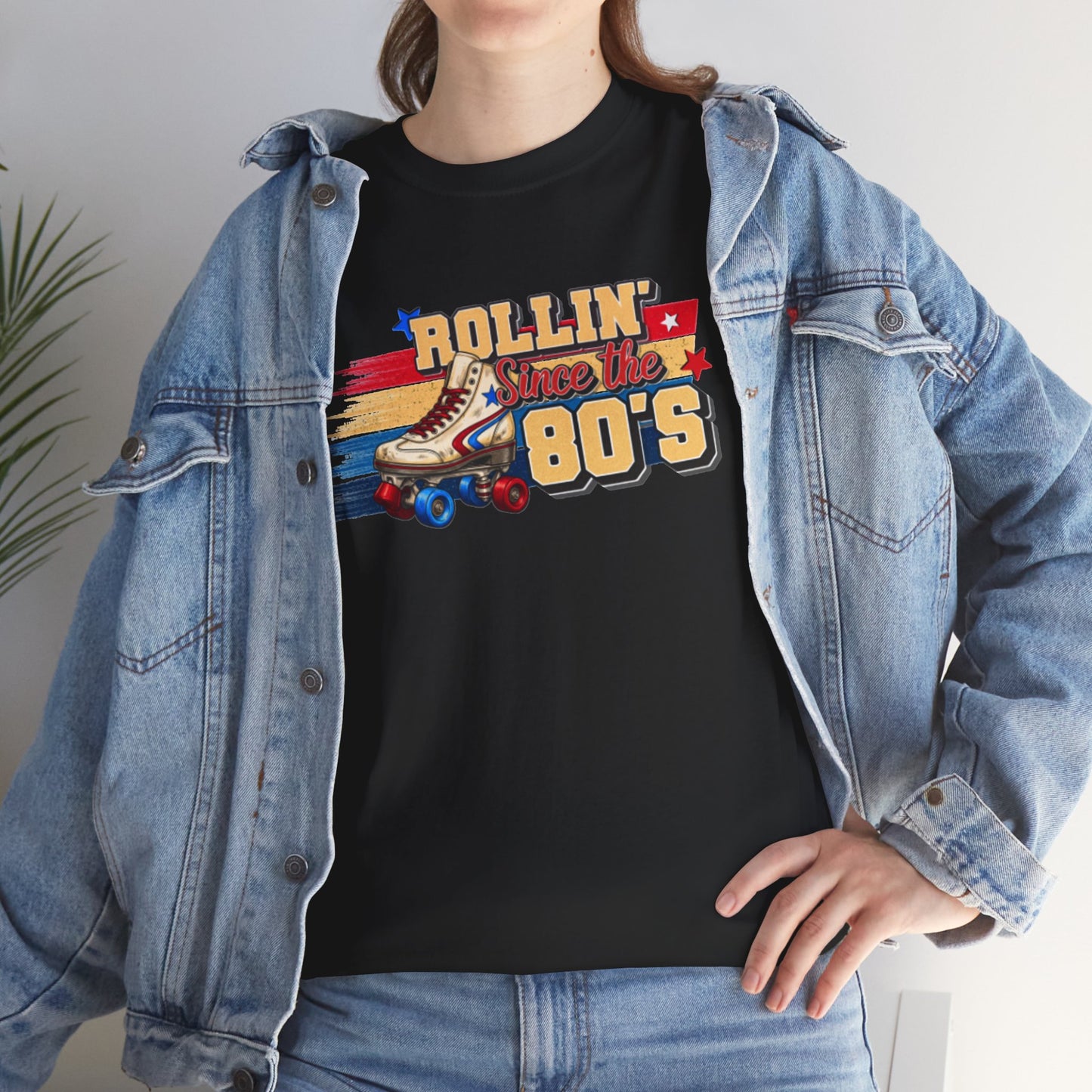 Rollin' Since the 80's - Retro Roller Skating T-Shirt – Vintage Quad Roller Skate Graphic Tee