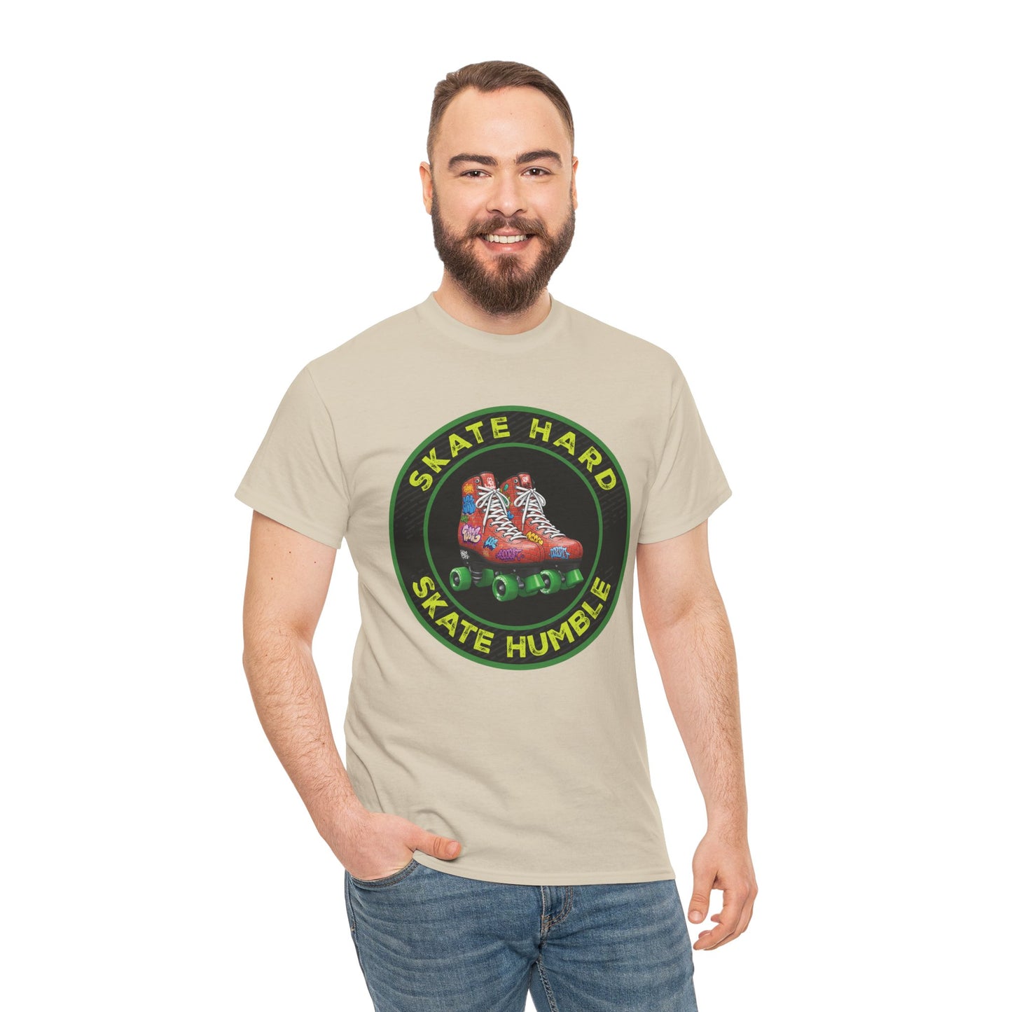 Men's "Skate Hard Skate Humble" Roller Skating T-Shirt