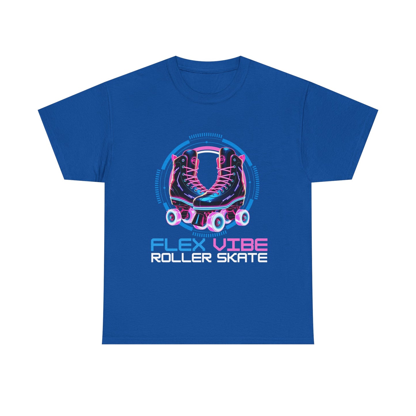 Unisex "Flex Vibe Roller Skate" T-Shirt for Adults