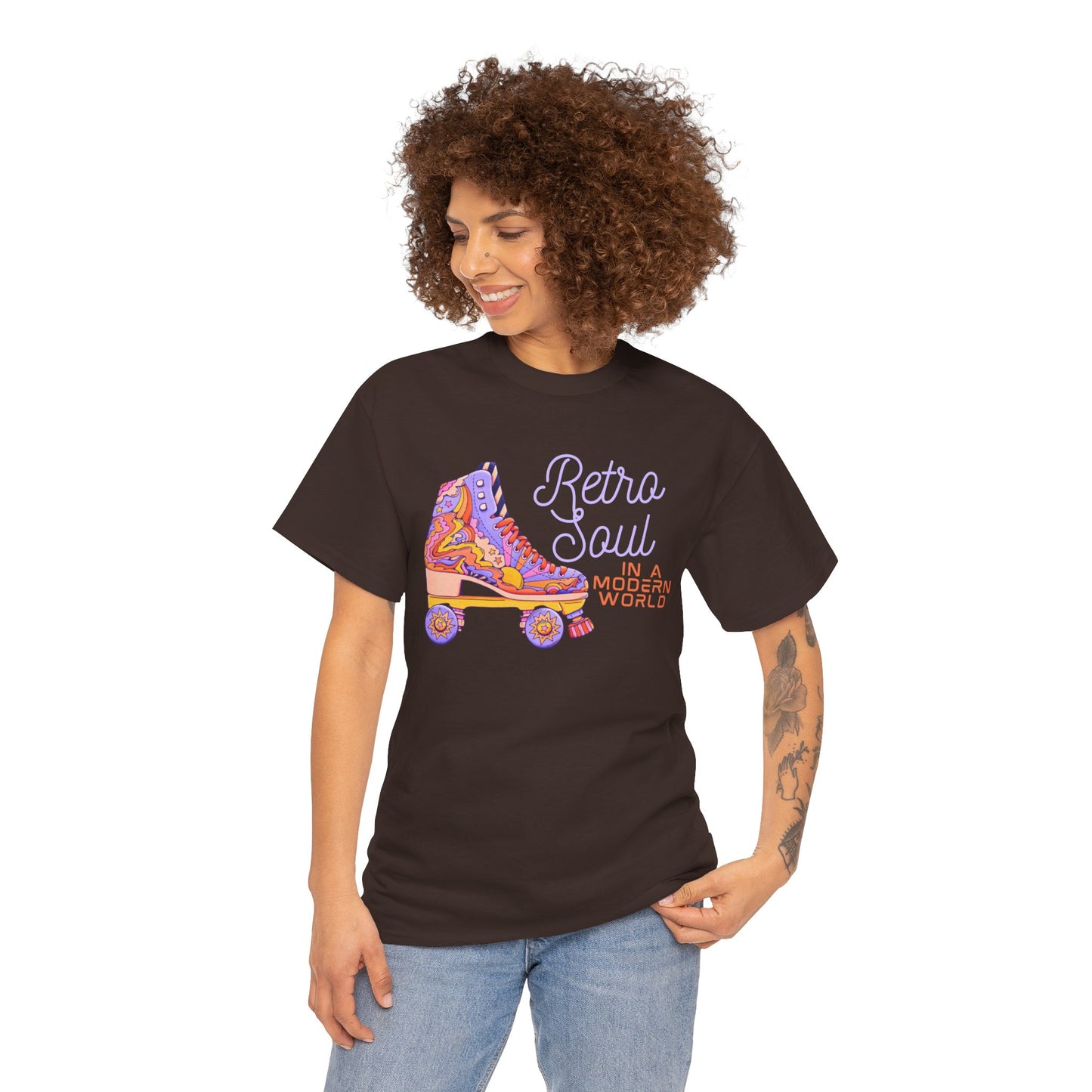 Women's "Retro Soul" Roller Skating T-Shirt