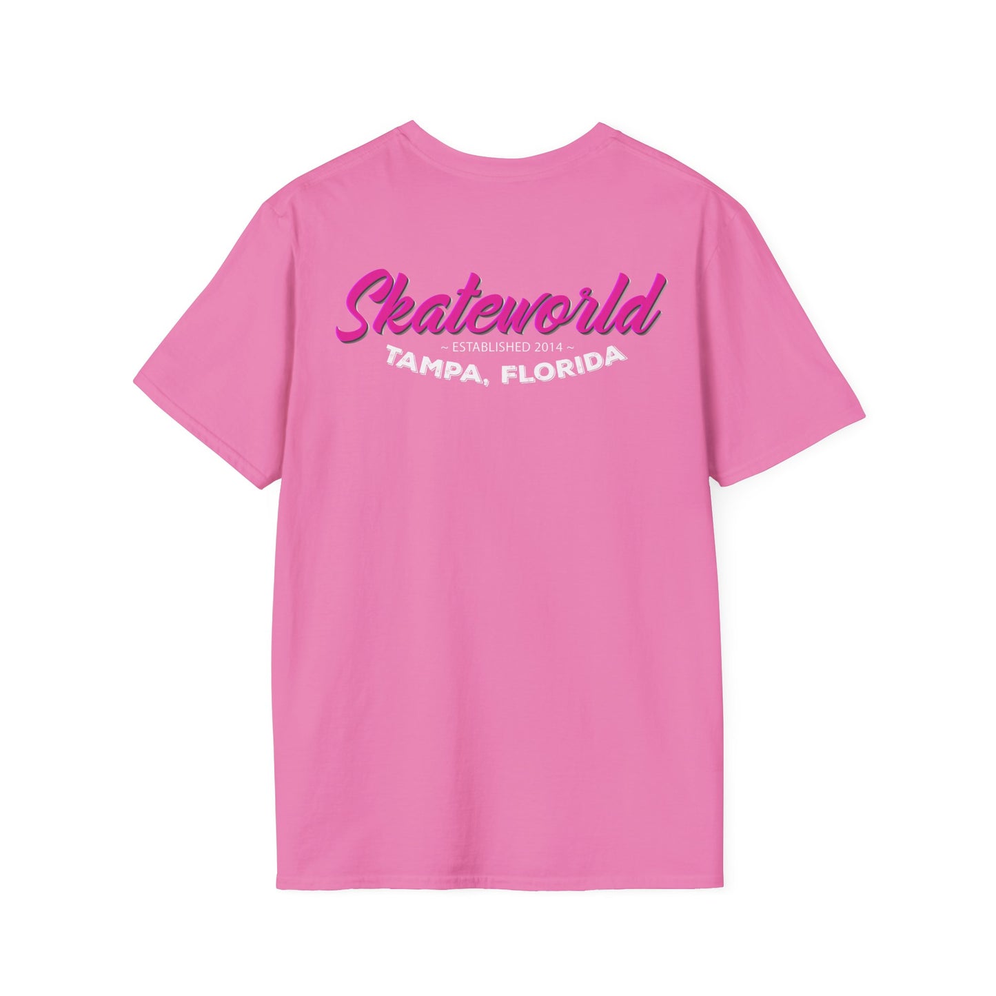 Adult "Skate Life" T-Shirt -Skateworld - Tampa, FL (Pink Design)