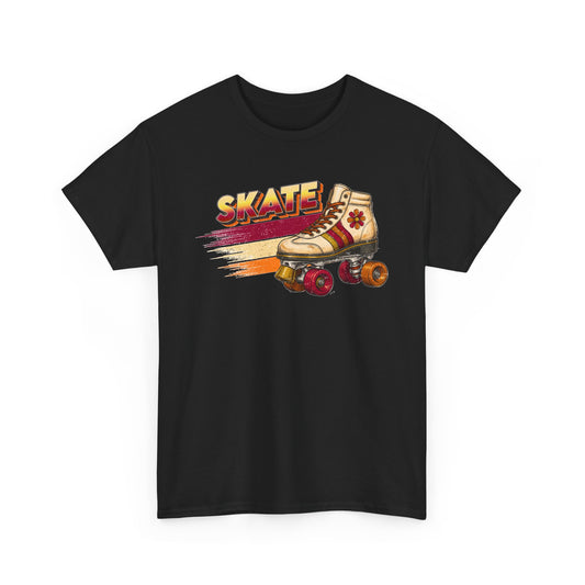 Retro Roller Skate T-Shirt | Unisex Vintage Quad Skating Graphic Tee | 70s 80s Inspired Roller Skate Shirt