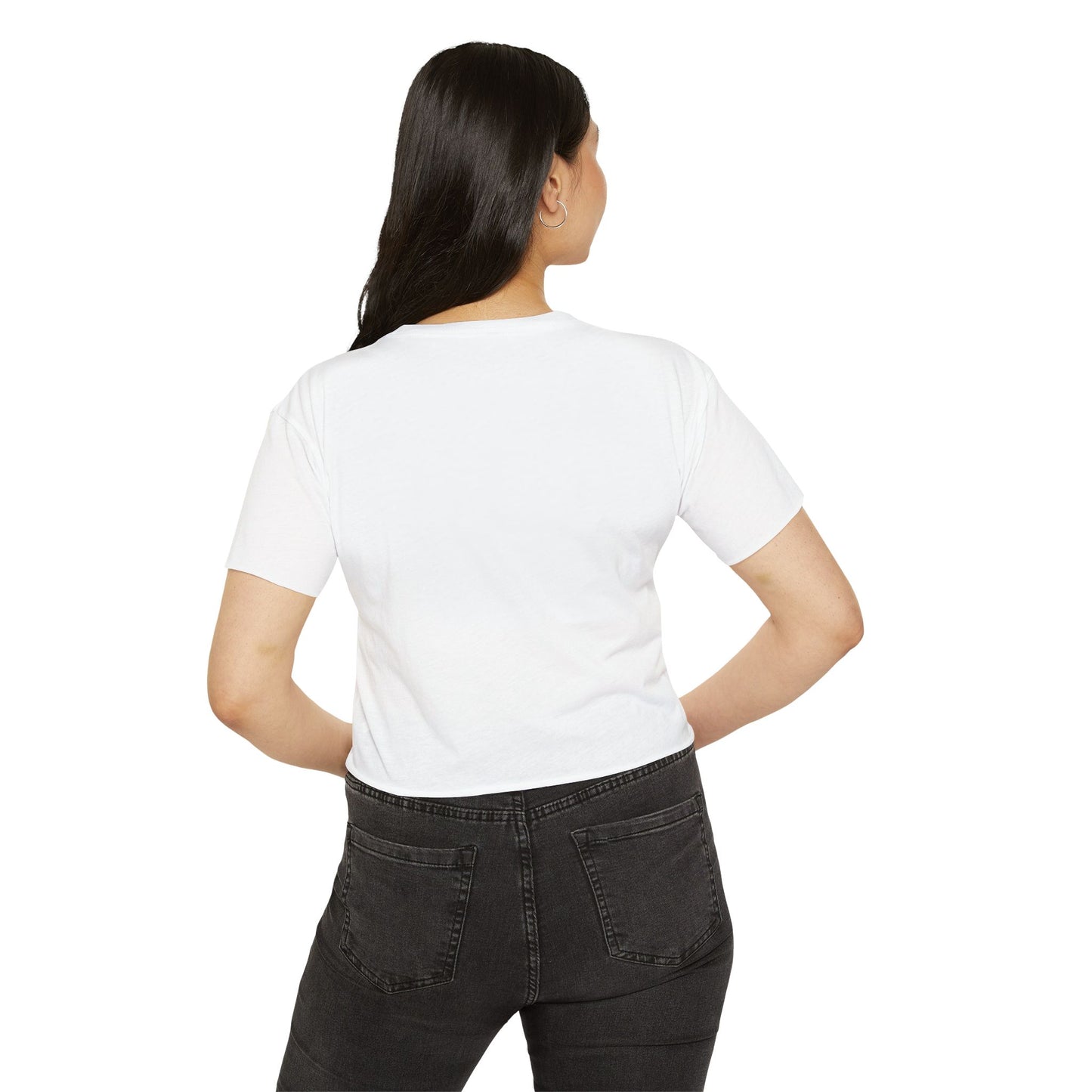 Women's Crop Top "Birthday Mom" Graphic Roller Skating Birthday T-Shirt for Mother