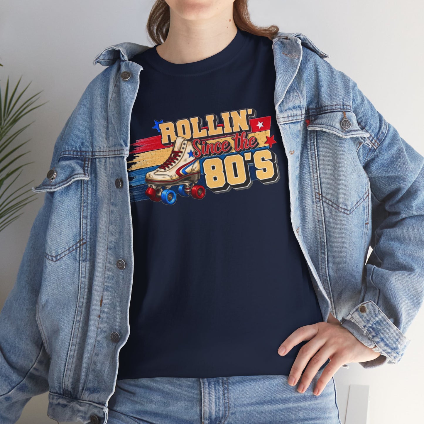 Rollin' Since the 80's - Retro Roller Skating T-Shirt – Vintage Quad Roller Skate Graphic Tee