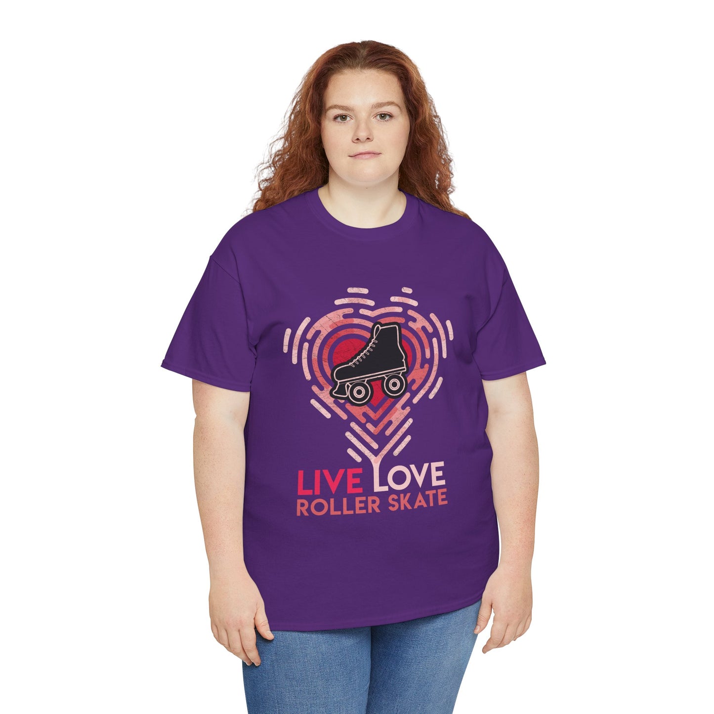 Women's "Live Love Roller Skate" Roller Skaters T-Shirt