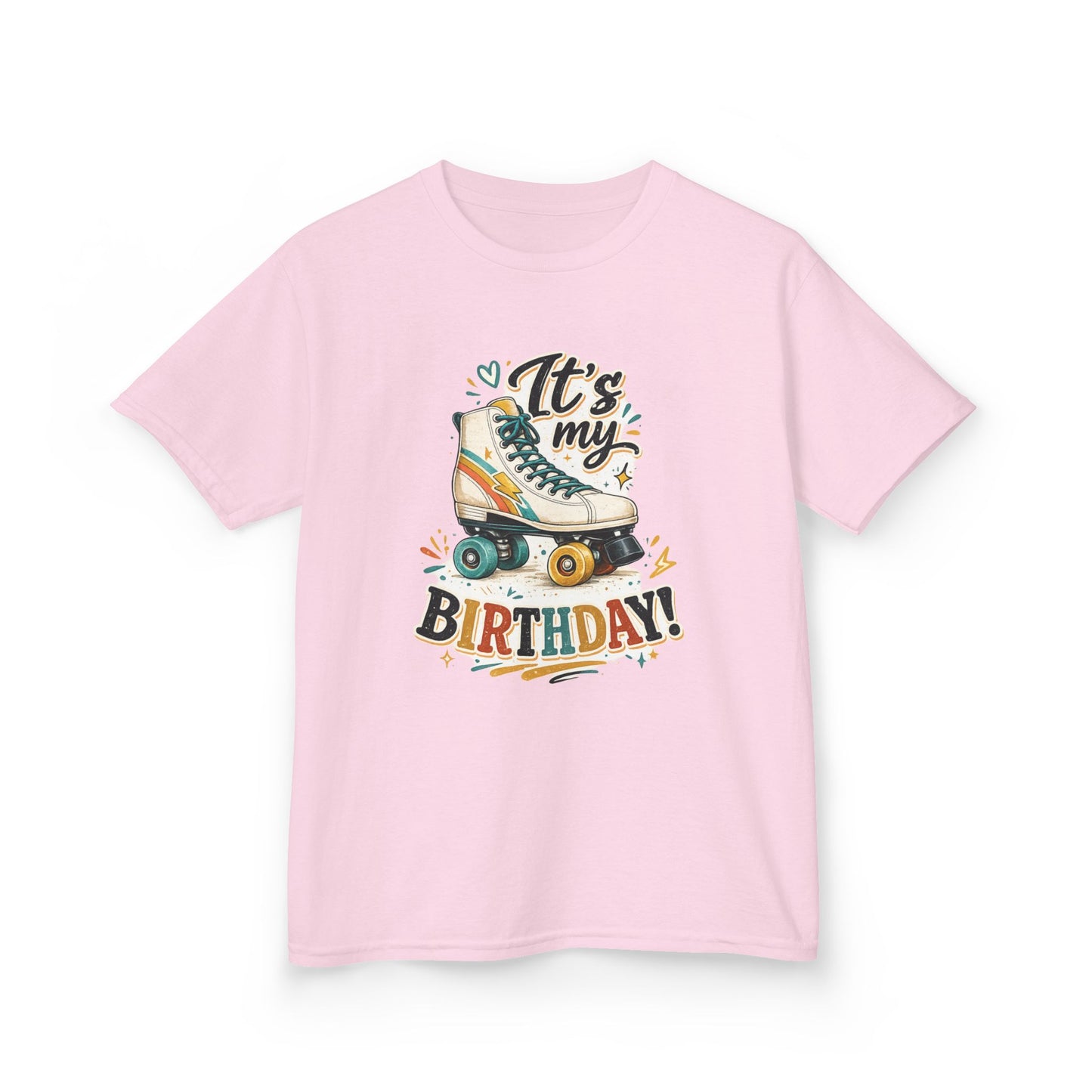 Kid's Birthday Roller Skating Shirt - It's My Birthday - Graphic T-Shirt for Boys and Girls