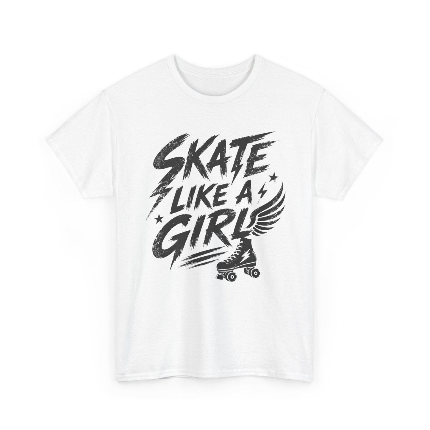 Adult Skate Like a Girl Women's T-Shirt | Roller Skating, Roller Derby Girl & Rink Life Tee