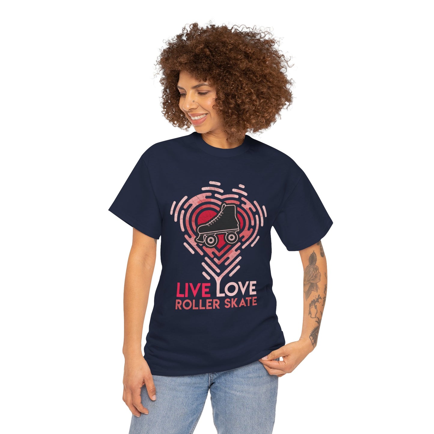 Women's "Live Love Roller Skate" Roller Skaters T-Shirt