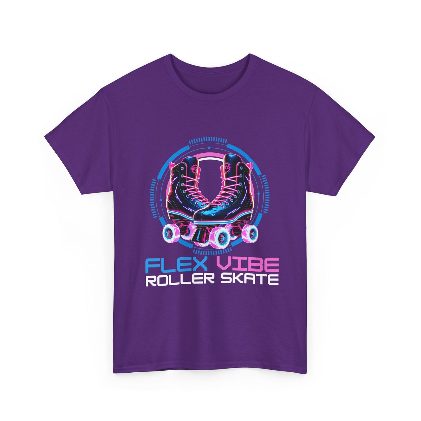Unisex "Flex Vibe Roller Skate" T-Shirt for Adults