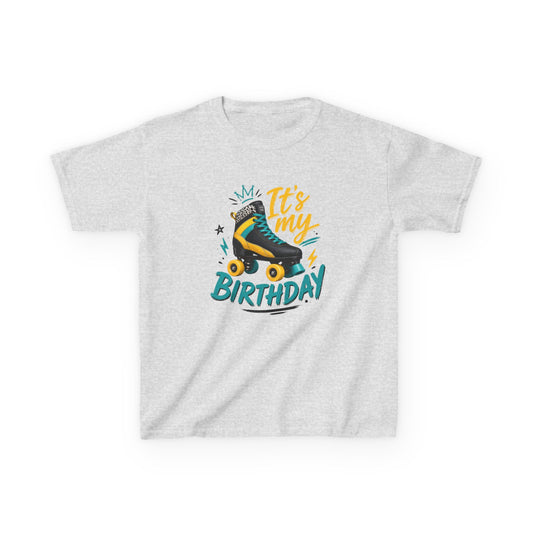 Kid's Birthday Roller Skating T-Shirt - "Its My Birthday" - Tee for Boys and Girls