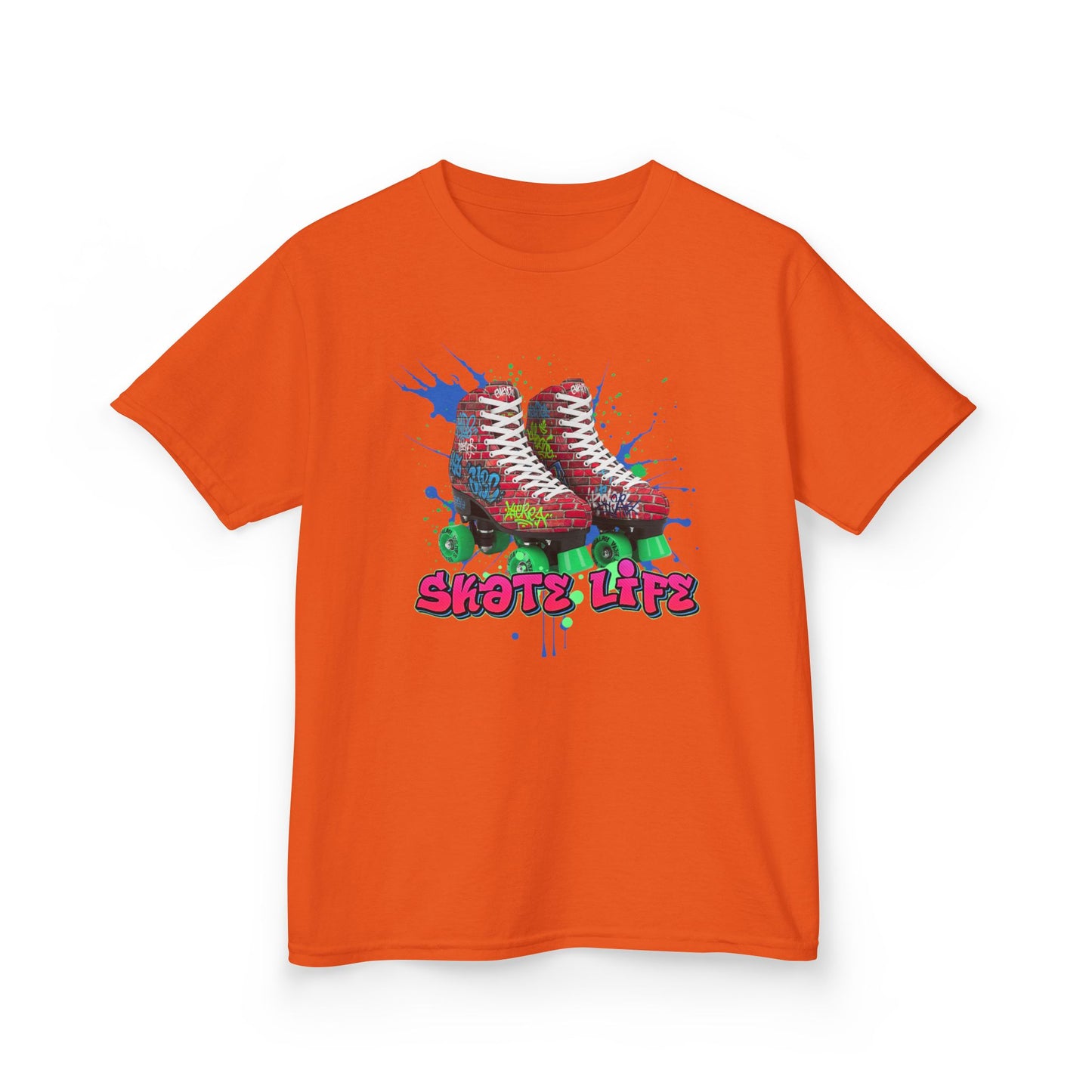 Kid's Roller Skating T-Shirt - Skate Life - Graphic Tee for Boys and Girls