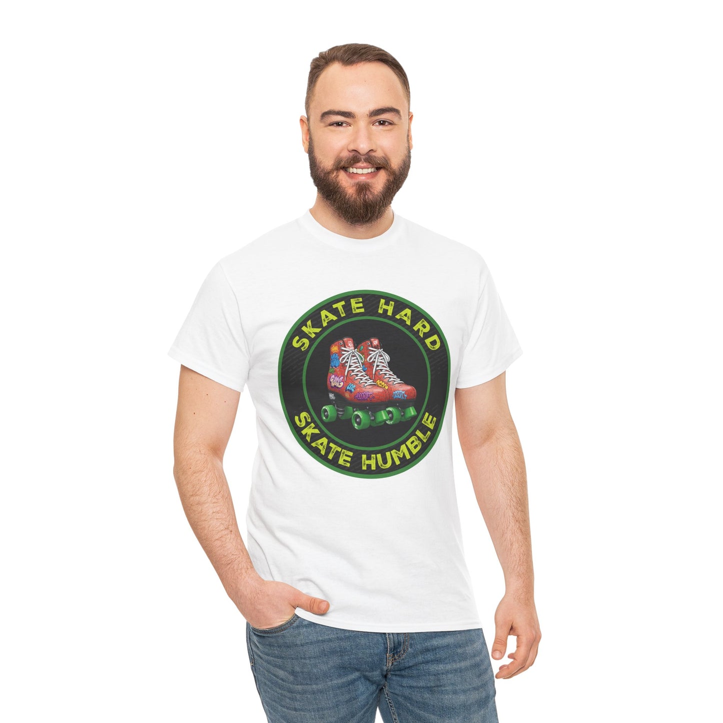 Men's "Skate Hard Skate Humble" Roller Skating T-Shirt