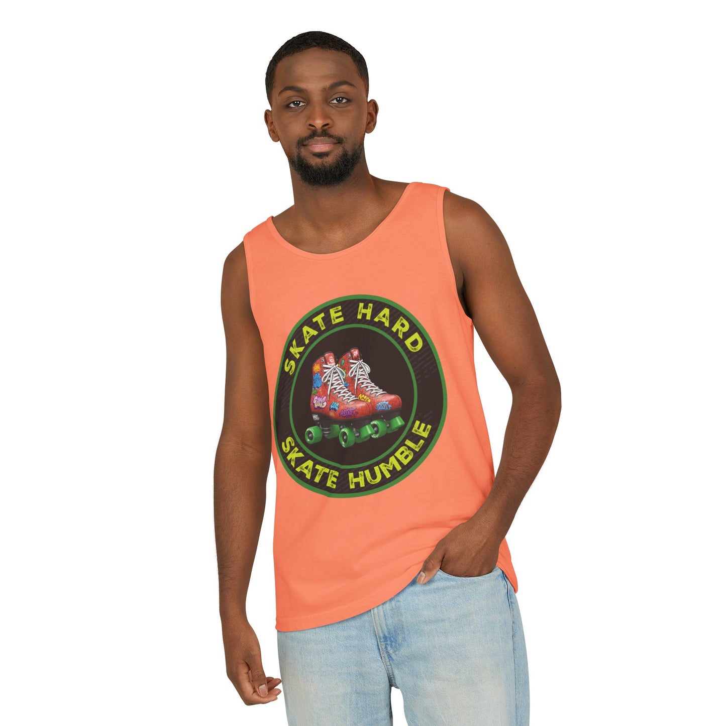 Unisex, Skate Hard, Skate Humble, Tank Top