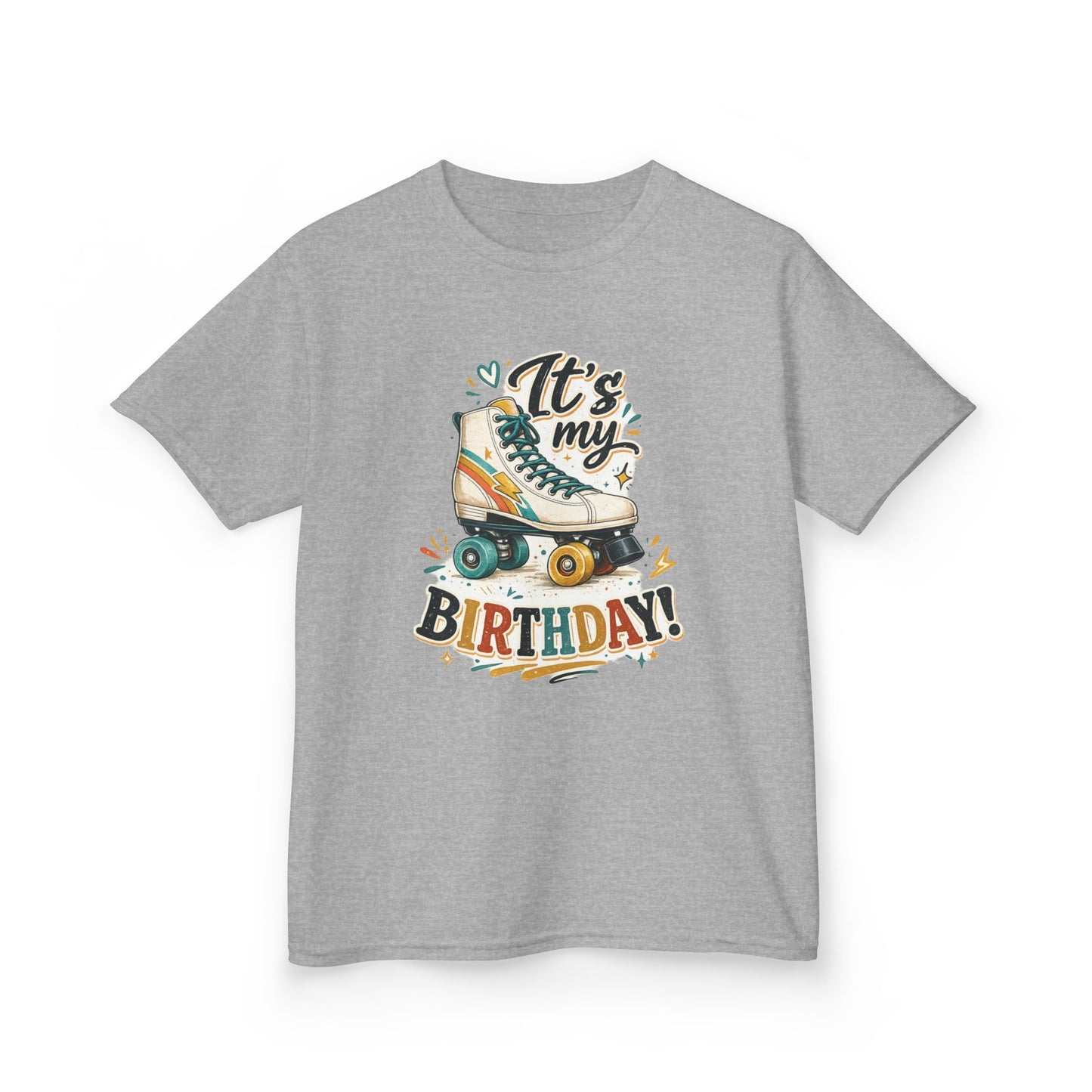 Kid's Birthday Roller Skating Shirt - It's My Birthday - Graphic T-Shirt for Boys and Girls