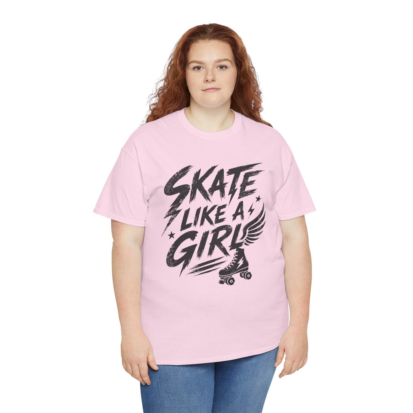 Adult Skate Like a Girl Women's T-Shirt | Roller Skating, Roller Derby Girl & Rink Life Tee