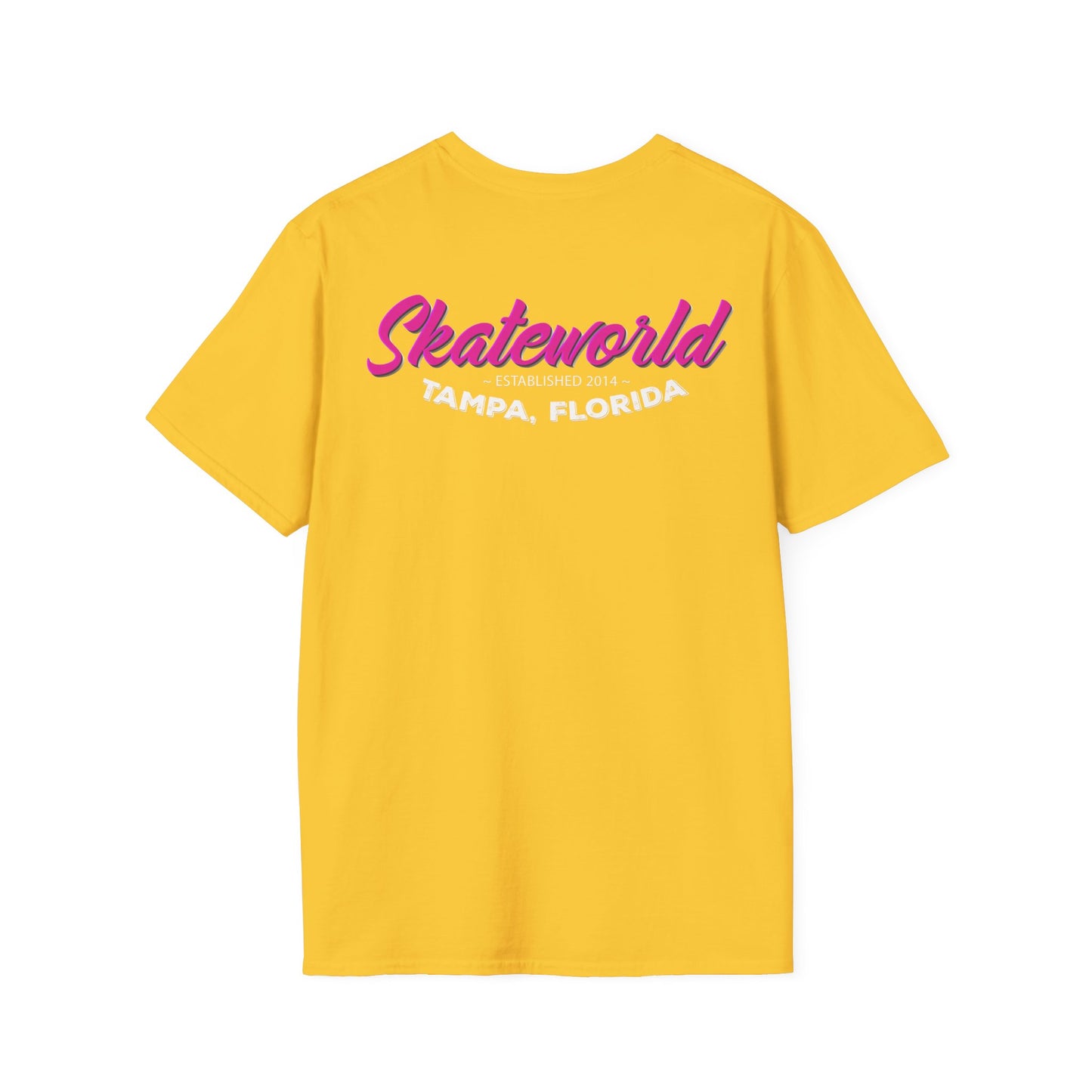 Adult "Skate Life" Paint Splattered Skates T-Shirt - Skateworld - Tampa, FL