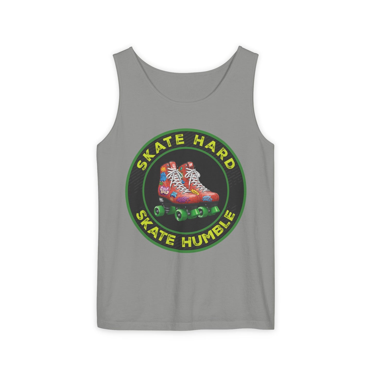 Unisex, Skate Hard, Skate Humble, Tank Top