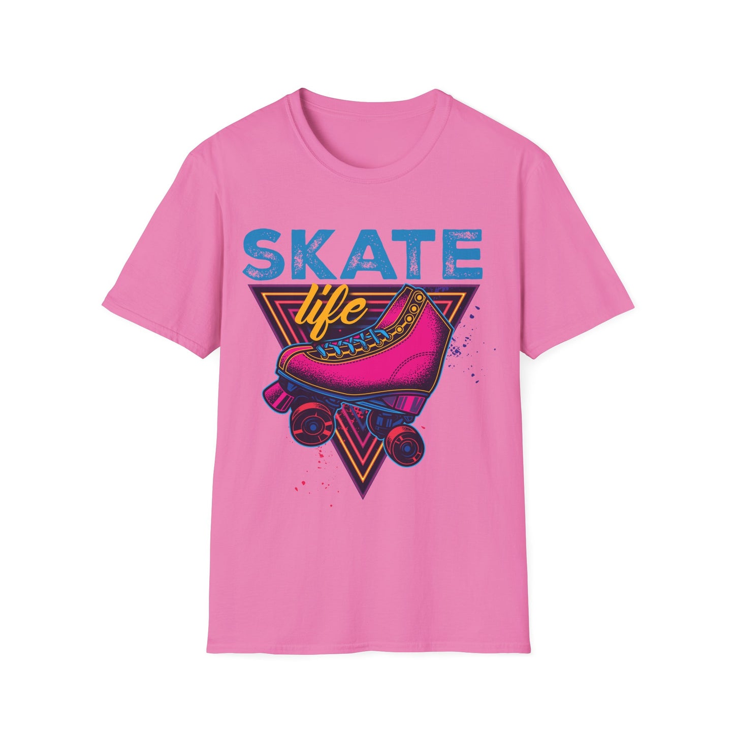 Adult "Skate Life" T-Shirt - Skateland - Chandler, AZ (Pink)