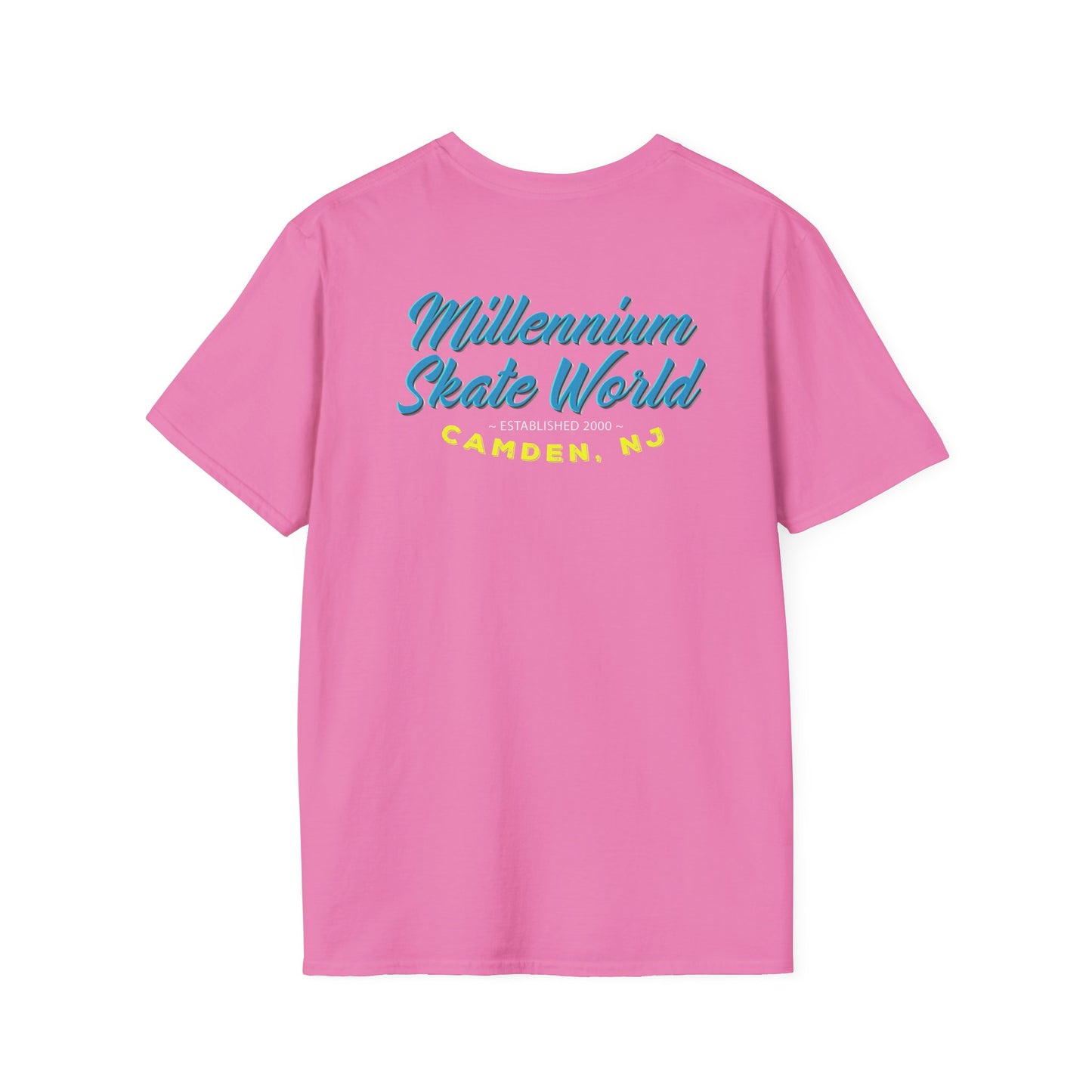 Adult "Skate Life" T-Shirt - Millennium Skate World Camden, NJ (Blue)