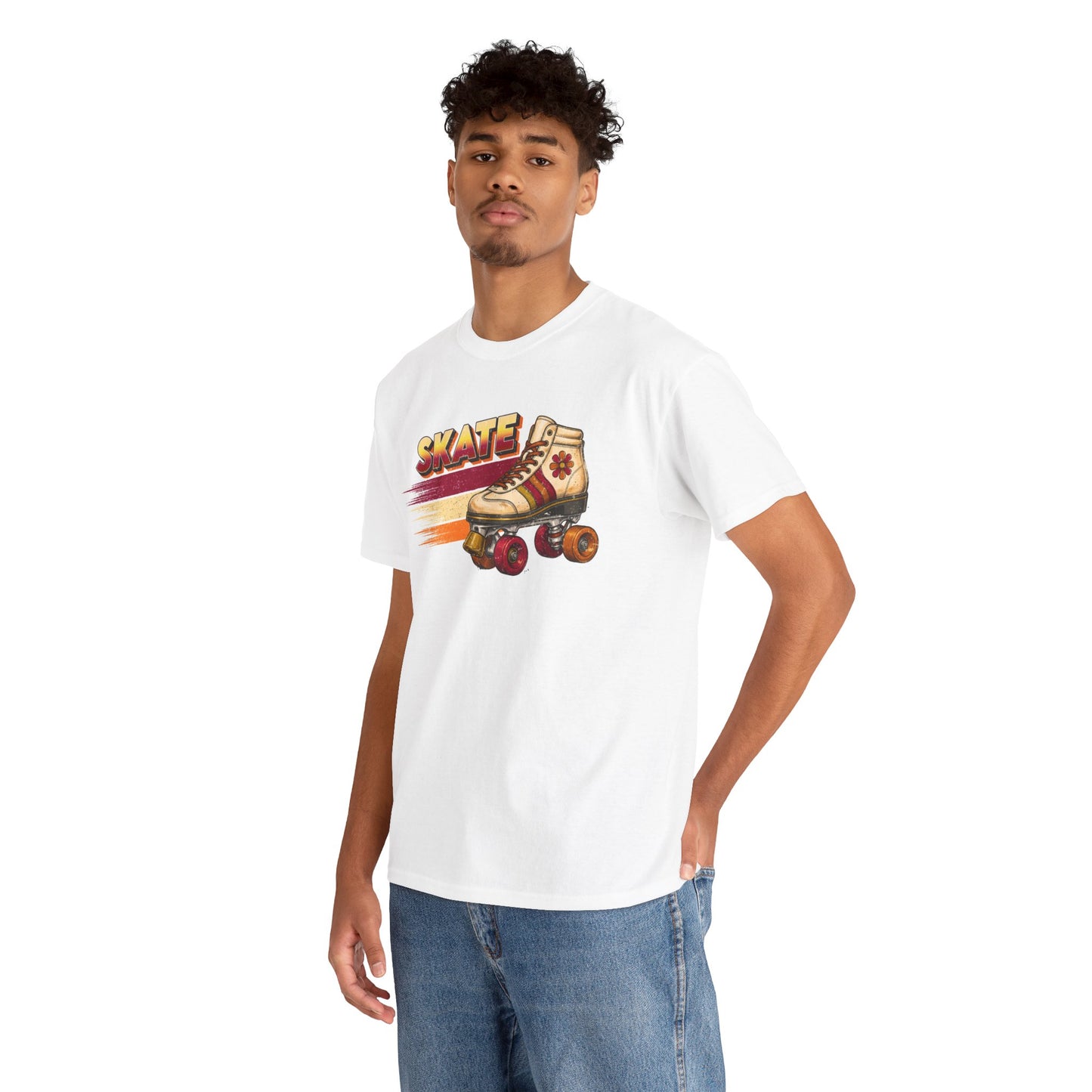 Retro Roller Skate T-Shirt | Unisex Vintage Quad Skating Graphic Tee | 70s 80s Inspired Roller Skate Shirt