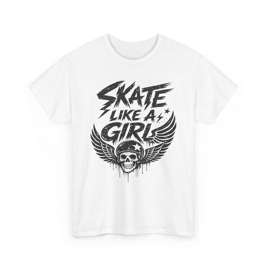 Adult Skate Like a Girl Women's T-Shirt | Roller Skating, Ice Skating, Roller Derby & Hockey Tee