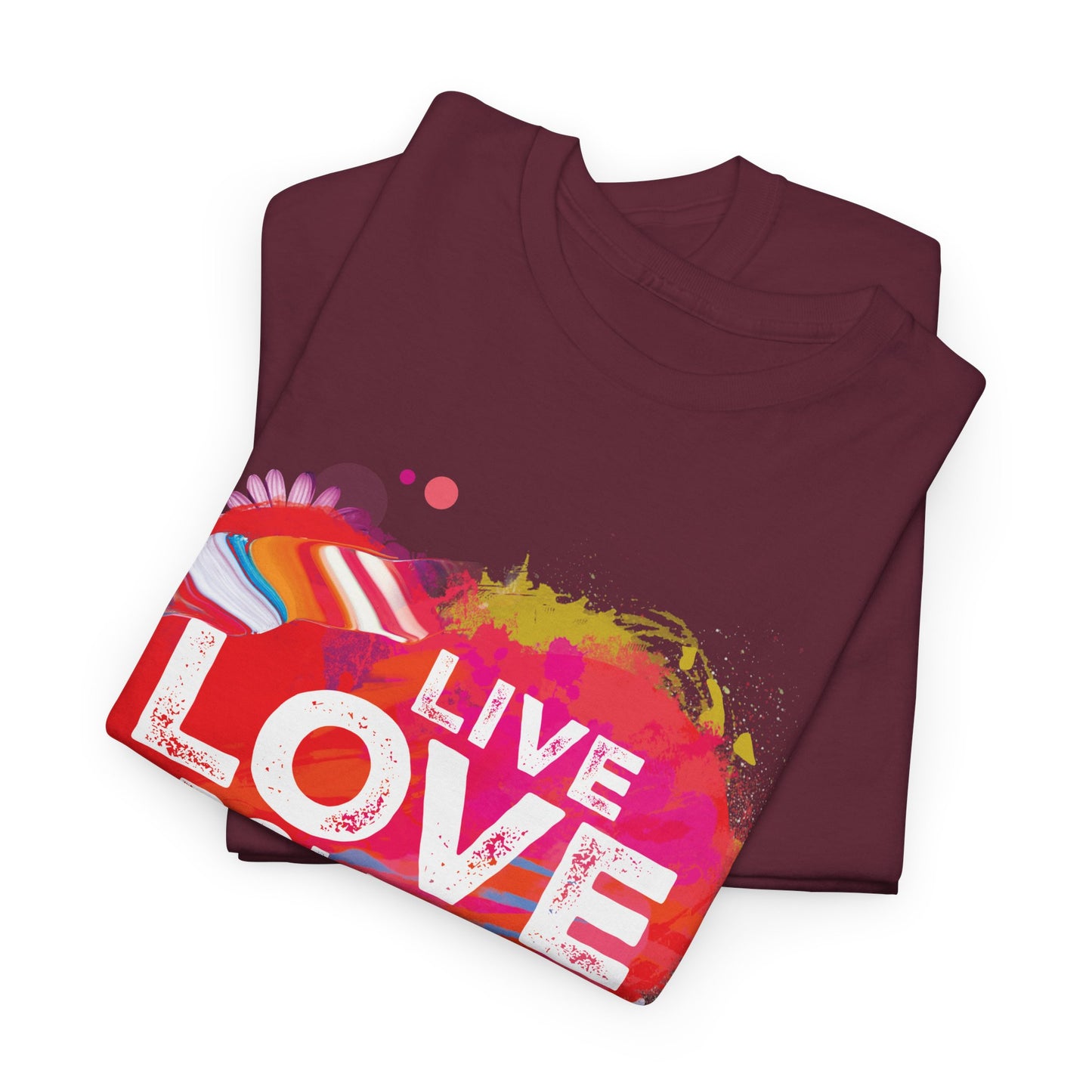 Women's "Live Love Roller Skate" T-Shirt for Skating Lovers