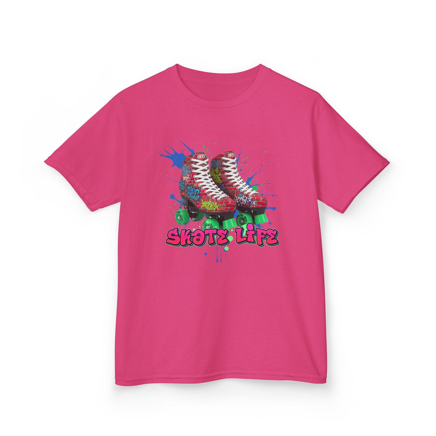 Kid's Roller Skating T-Shirt - Skate Life - Graphic Tee for Boys and Girls