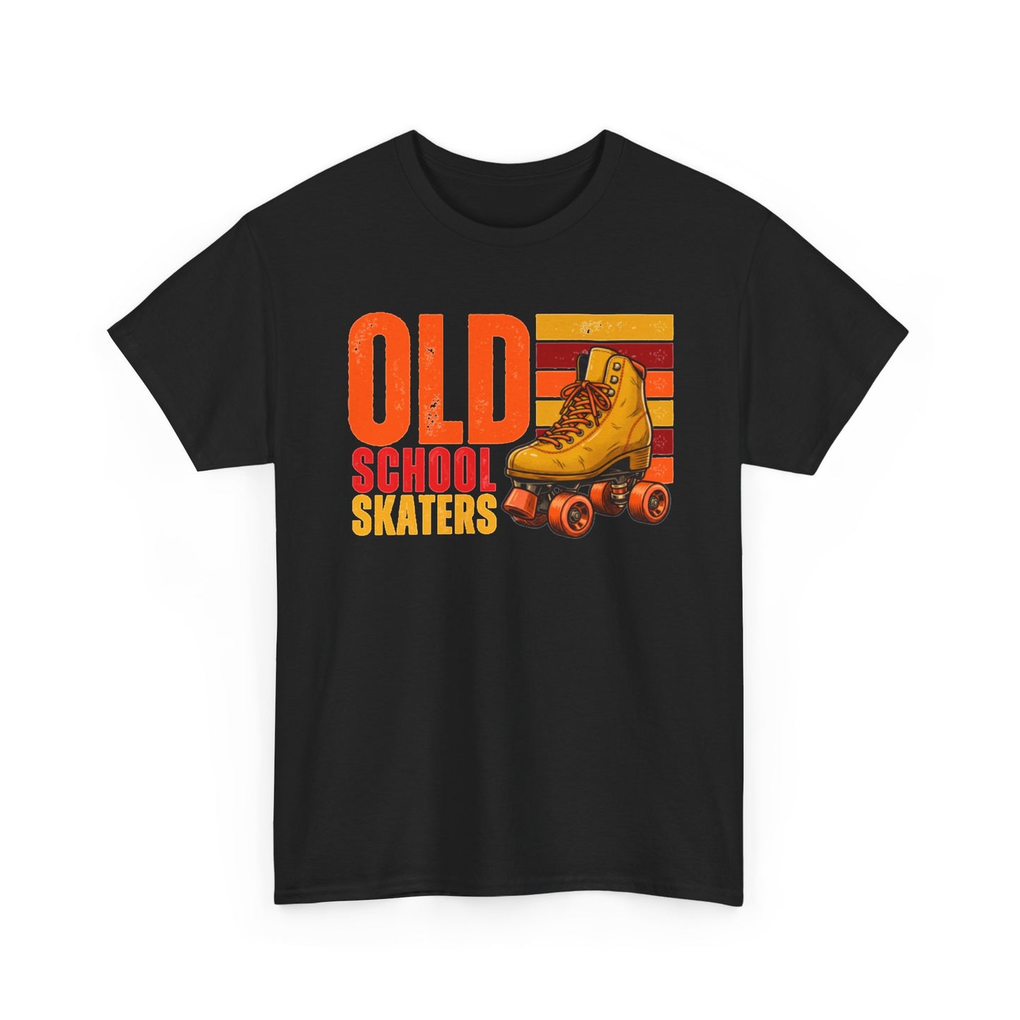 Old School Skaters Retro Roller Skating T-Shirt - Vintage Graphic Tee - 70s 80s Retro Skating Shirt