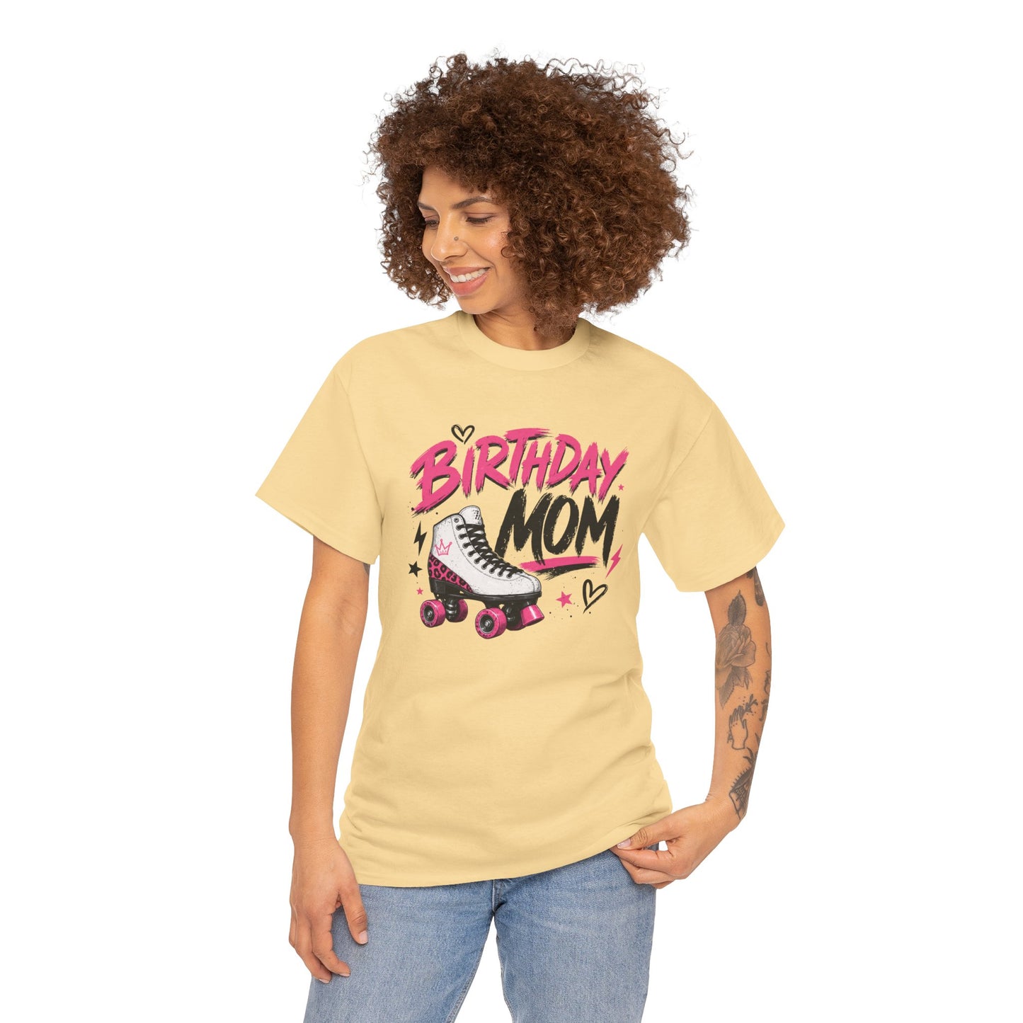 Birthday Mom - Retro Skate T-Shirt for Mothers