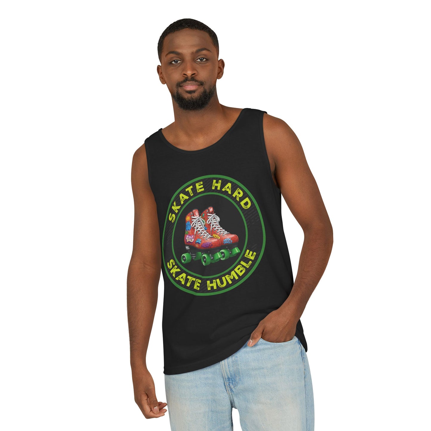 Unisex, Skate Hard, Skate Humble, Tank Top