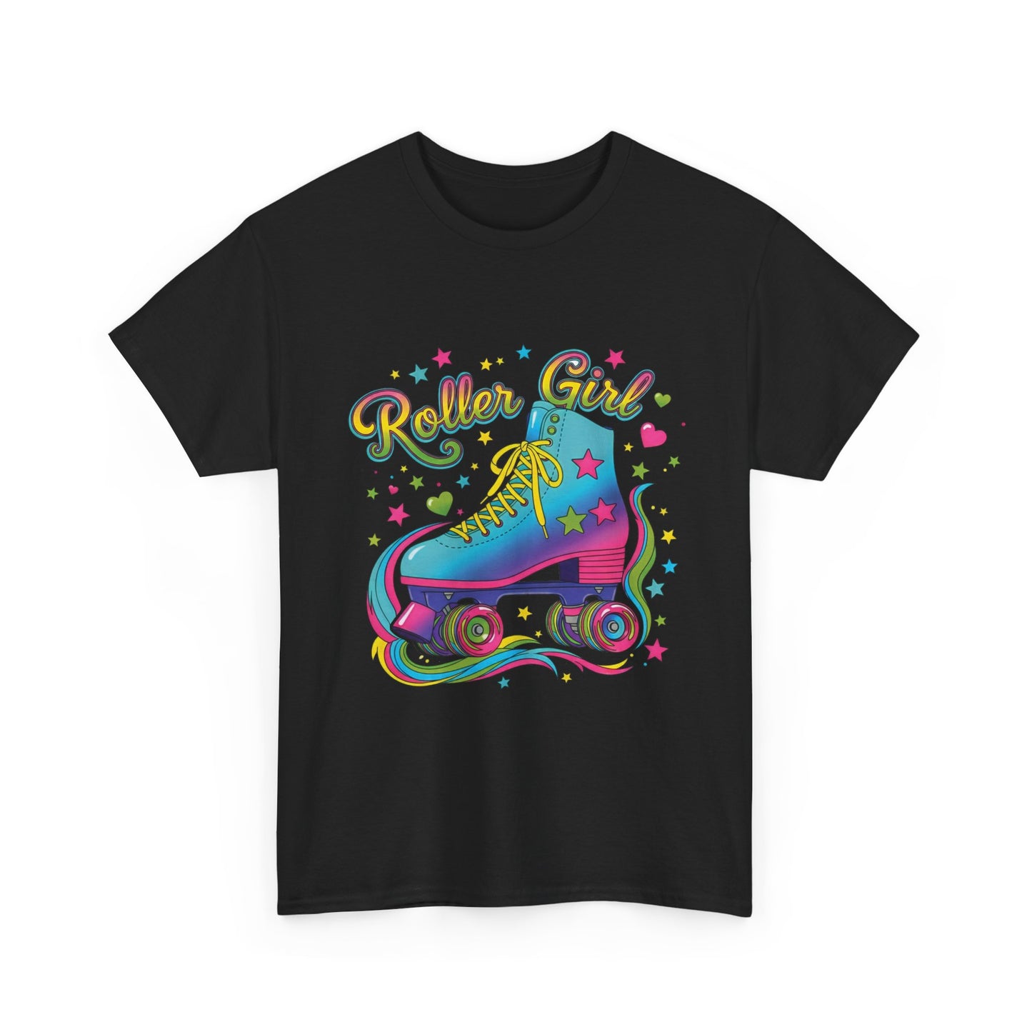 Women's Roller Skating T-shirt - Roller Girl - Retro Graphic Shirt for Skaters