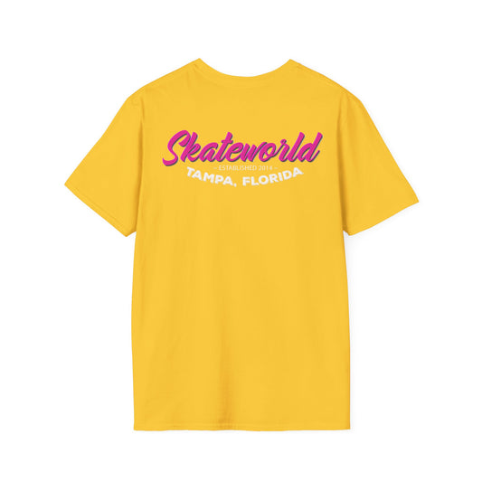 Adult "Skate Life" T-Shirt -Skateworld - Tampa, FL (Pink Design)