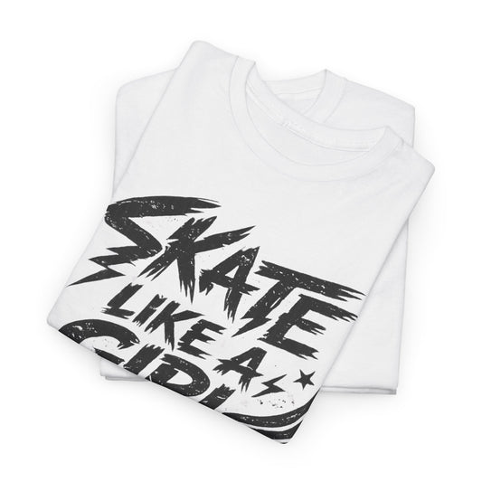Adult Skate Like a Girl Women's T-Shirt | Roller Skating, Ice Skating, Roller Derby & Hockey Tee