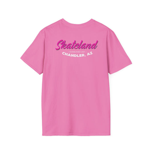 Adult "Skate Life" Paint Splattered Skates T-Shirt - Skateland - Chandler, AZ