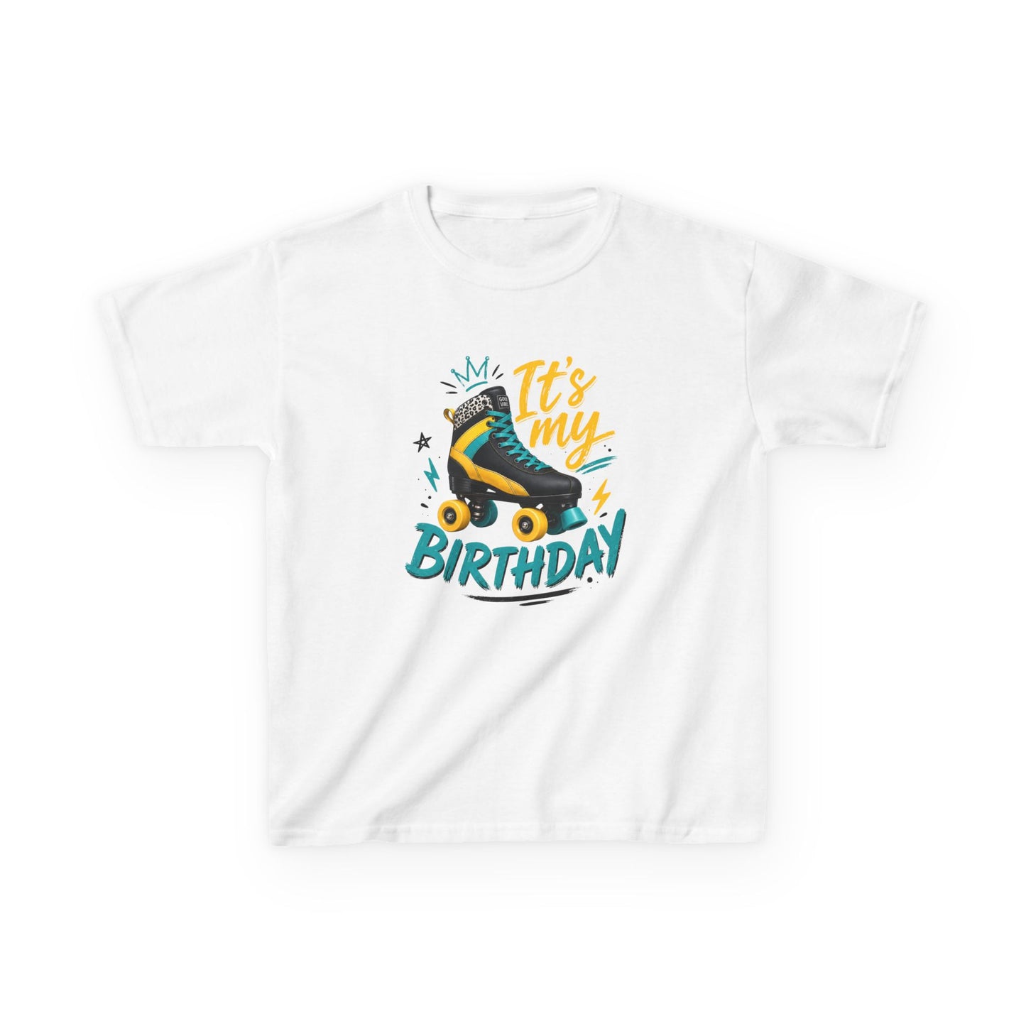Kid's Birthday Roller Skating T-Shirt - "Its My Birthday" - Tee for Boys and Girls