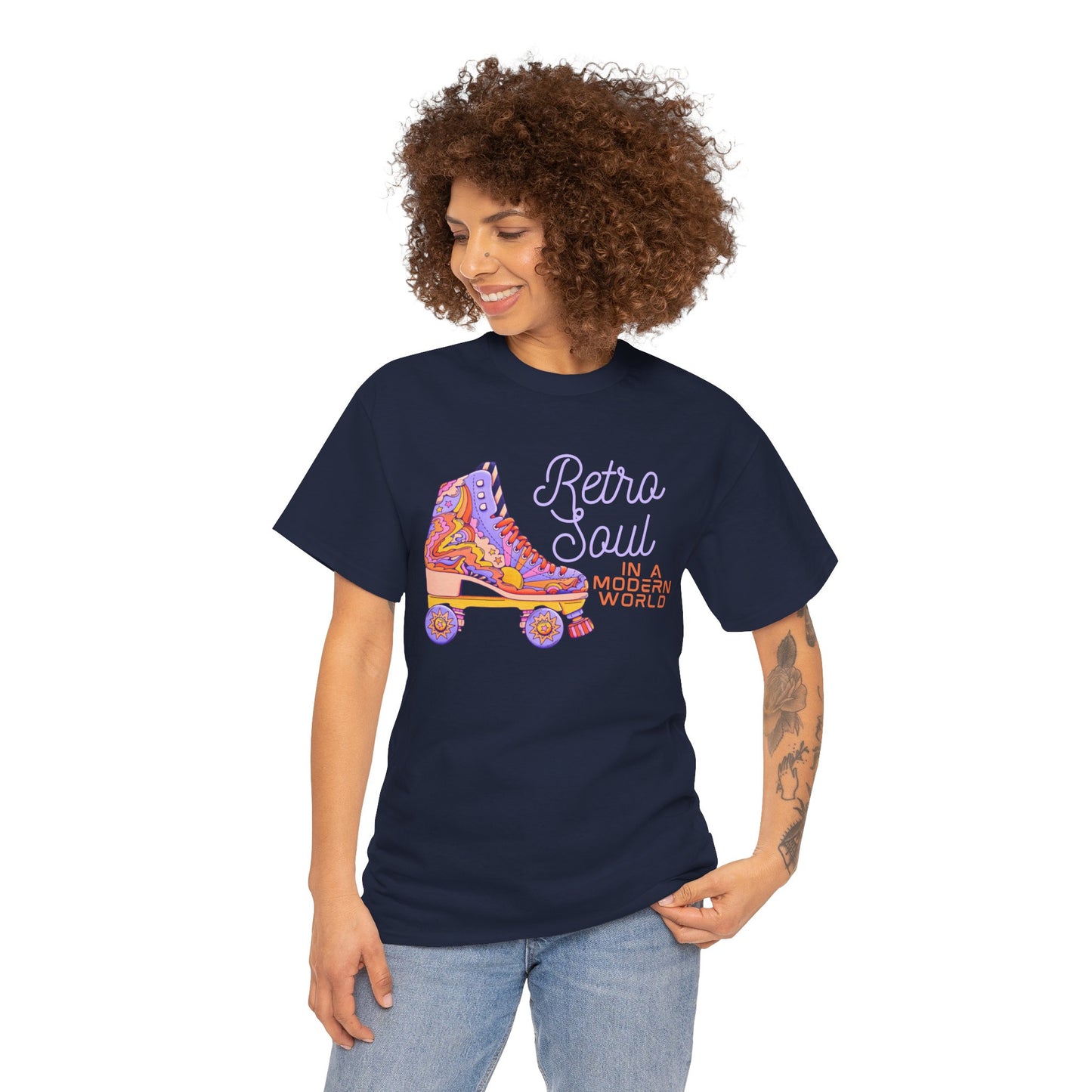 Women's "Retro Soul" Roller Skating T-Shirt