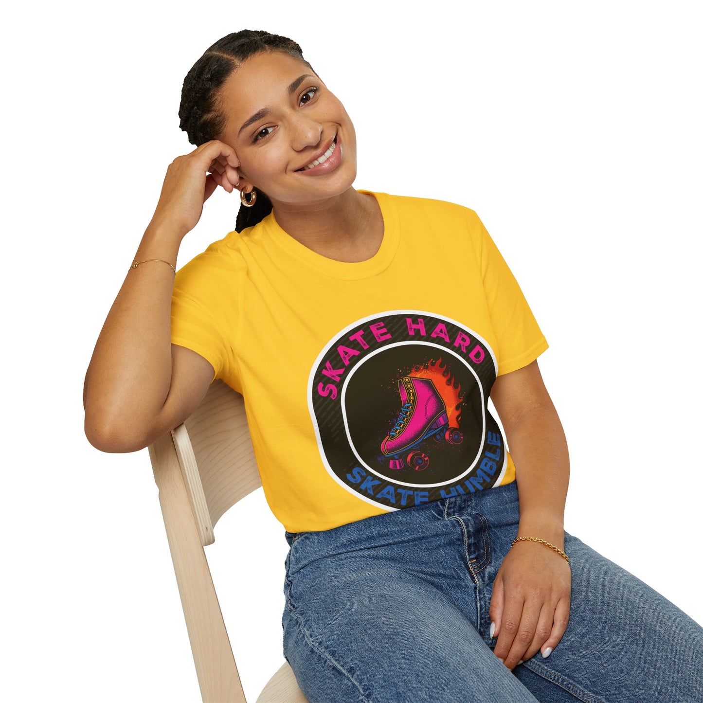 Adult "Skate Hard Skate Humble" T-Shirt - Skateland - Chandler, AZ