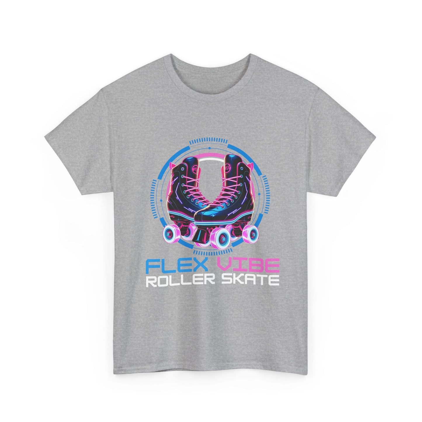 Unisex "Flex Vibe Roller Skate" T-Shirt for Adults