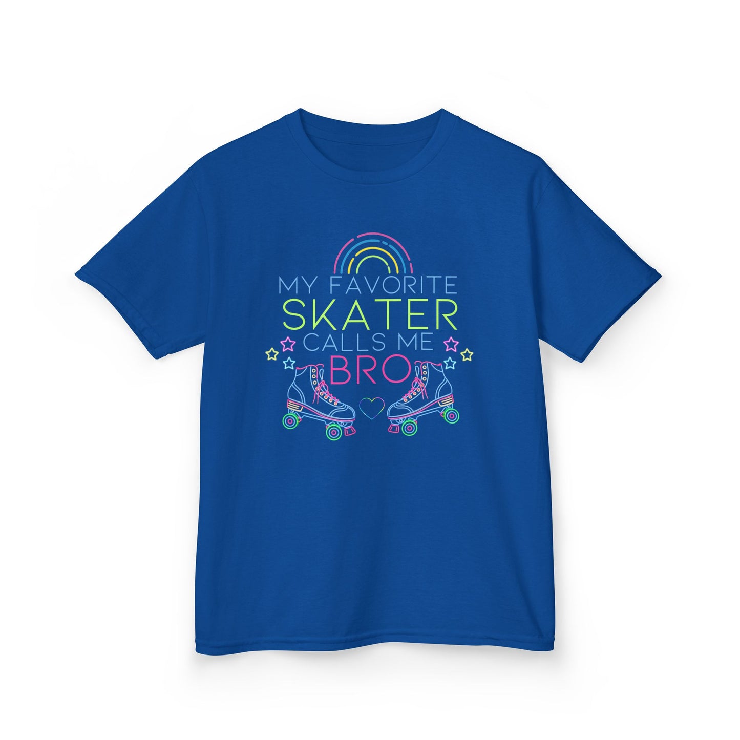 Boy's Roller Skating T-Shirt - My Favorite Skater Calls Me Bro - Birthday Party Shirt for Skaters