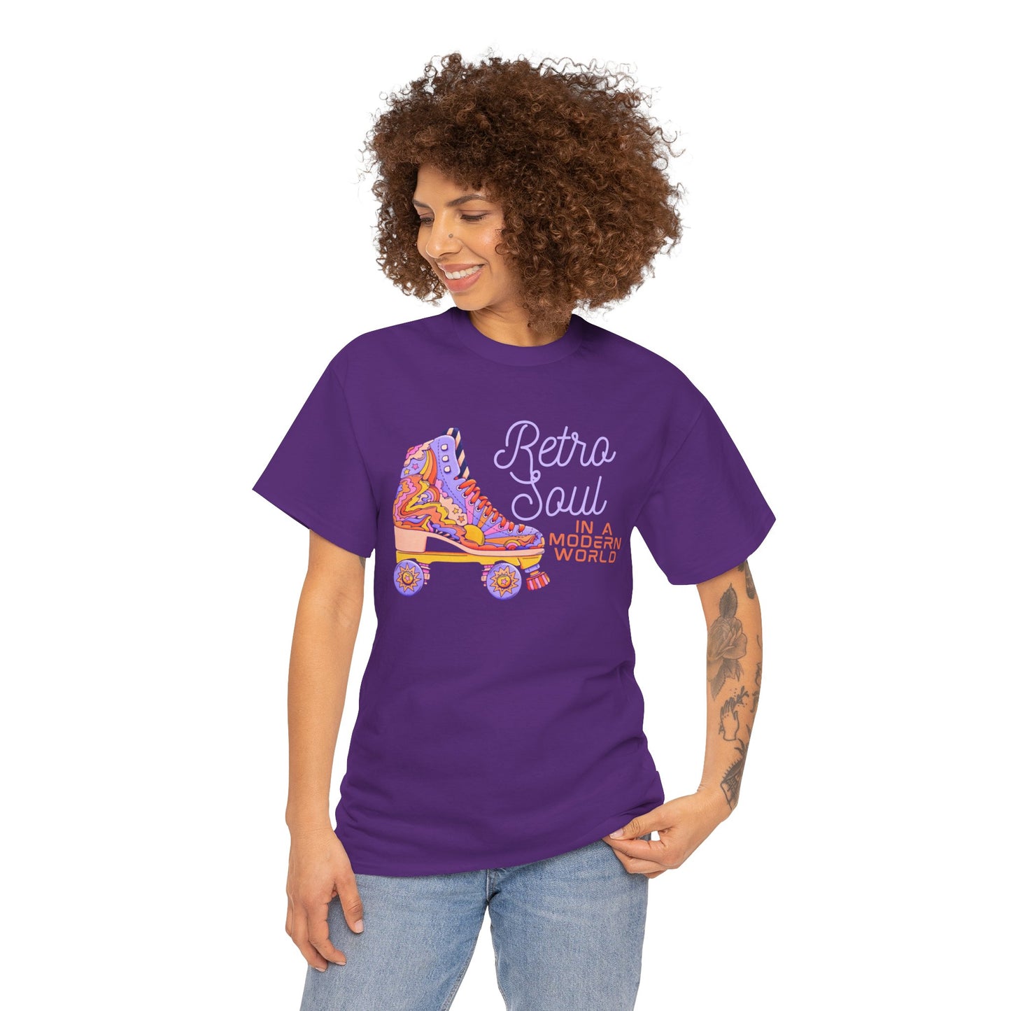 Women's "Retro Soul" Roller Skating T-Shirt