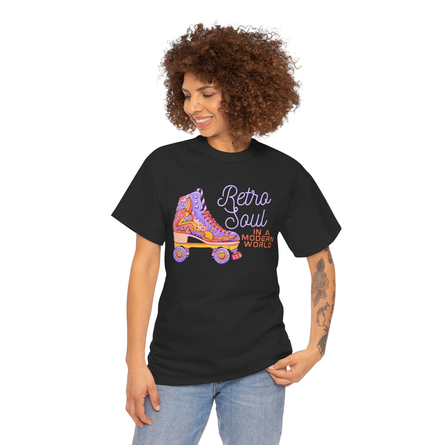 Women's "Retro Soul" Roller Skating T-Shirt