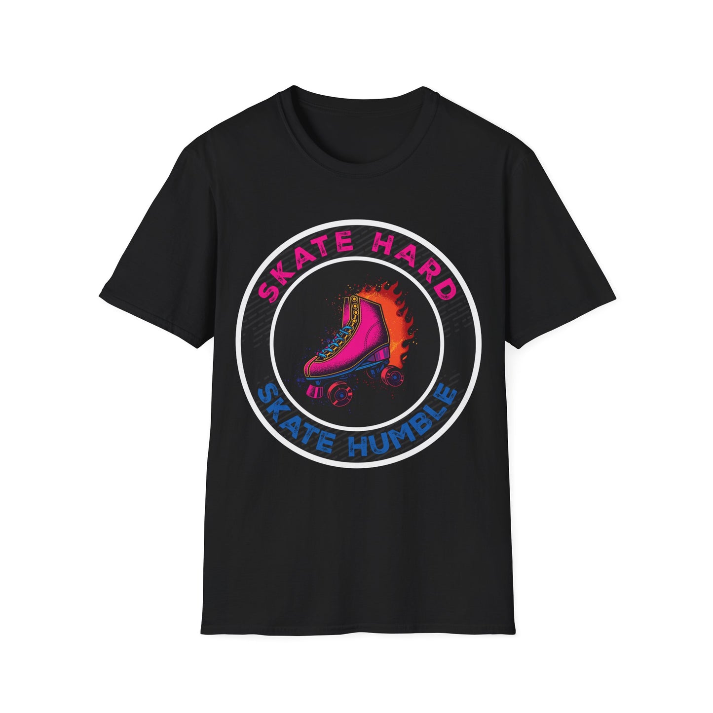 Adult "Skate Hard Skate Humble" T-Shirt - United Skates of America - Wickliffe, OH