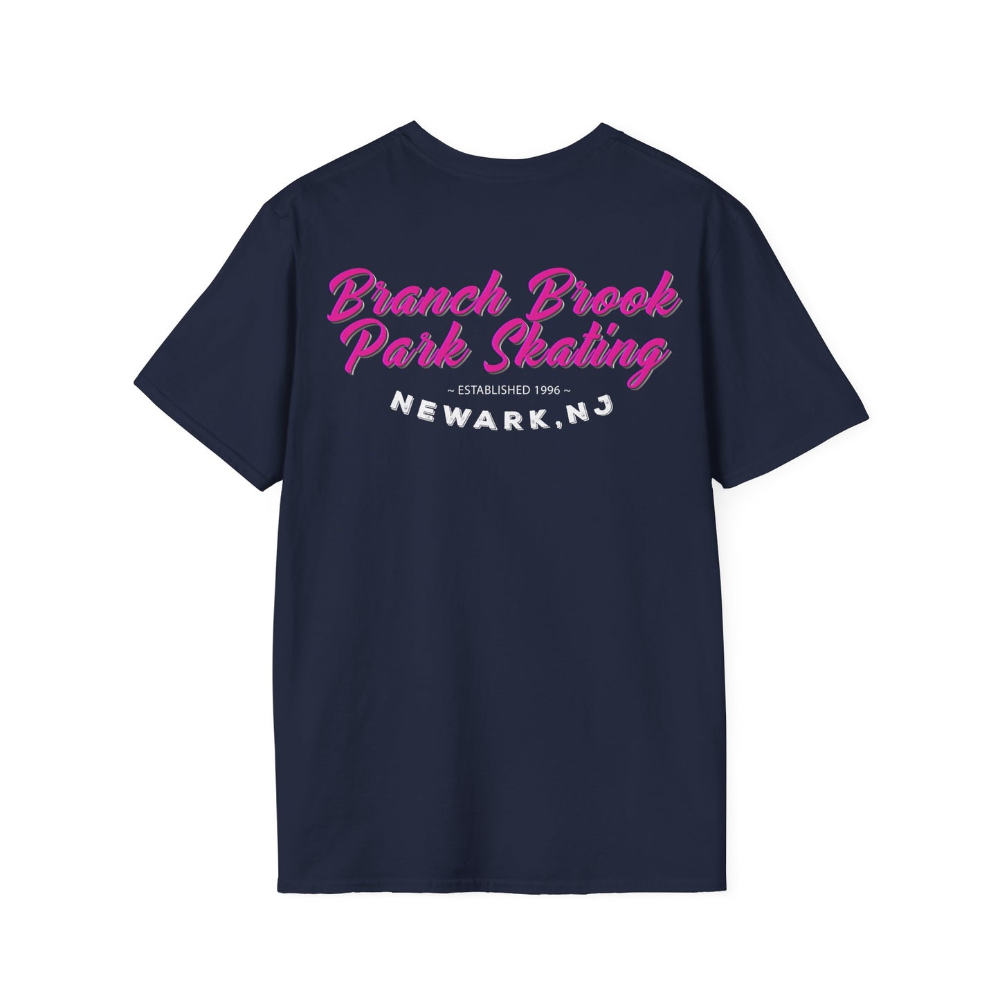 Adult "Skate Life" Paint Splattered Skates T-Shirt - Branch Brook Park Skating